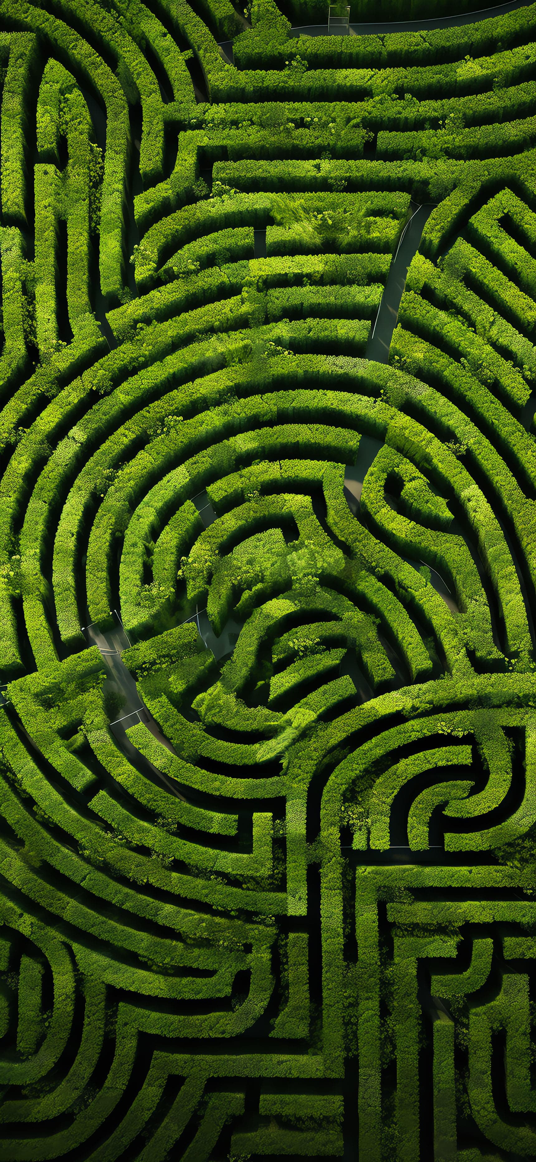 Maze Pattern - free phone wallpaper