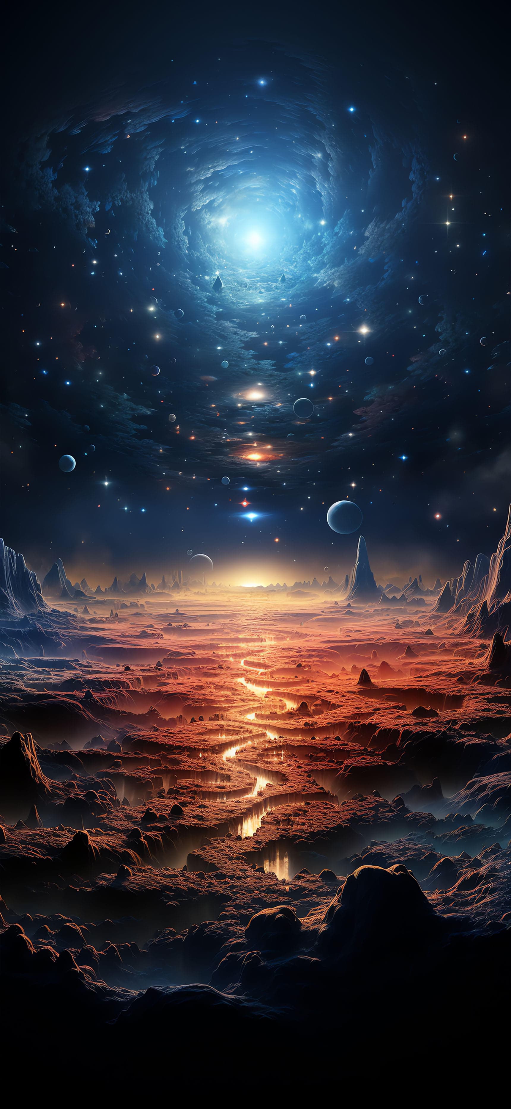 Cosmic Expanse Vista - free phone wallpaper