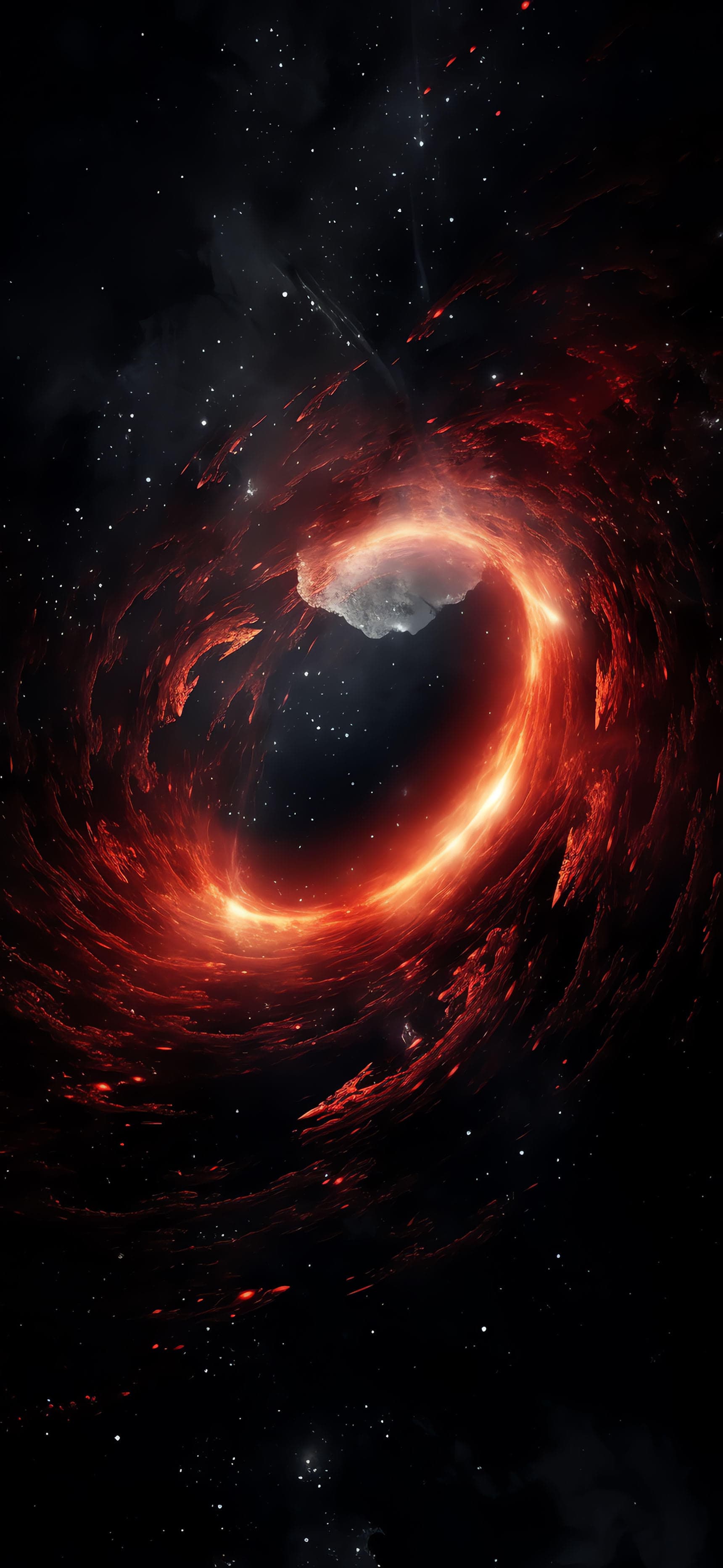 Cosmic Firestorm - free phone wallpaper