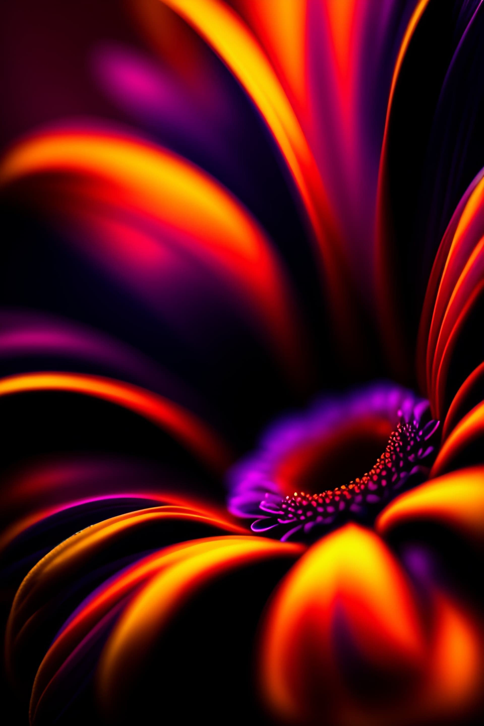 Floral Dark Bloom - free phone wallpaper