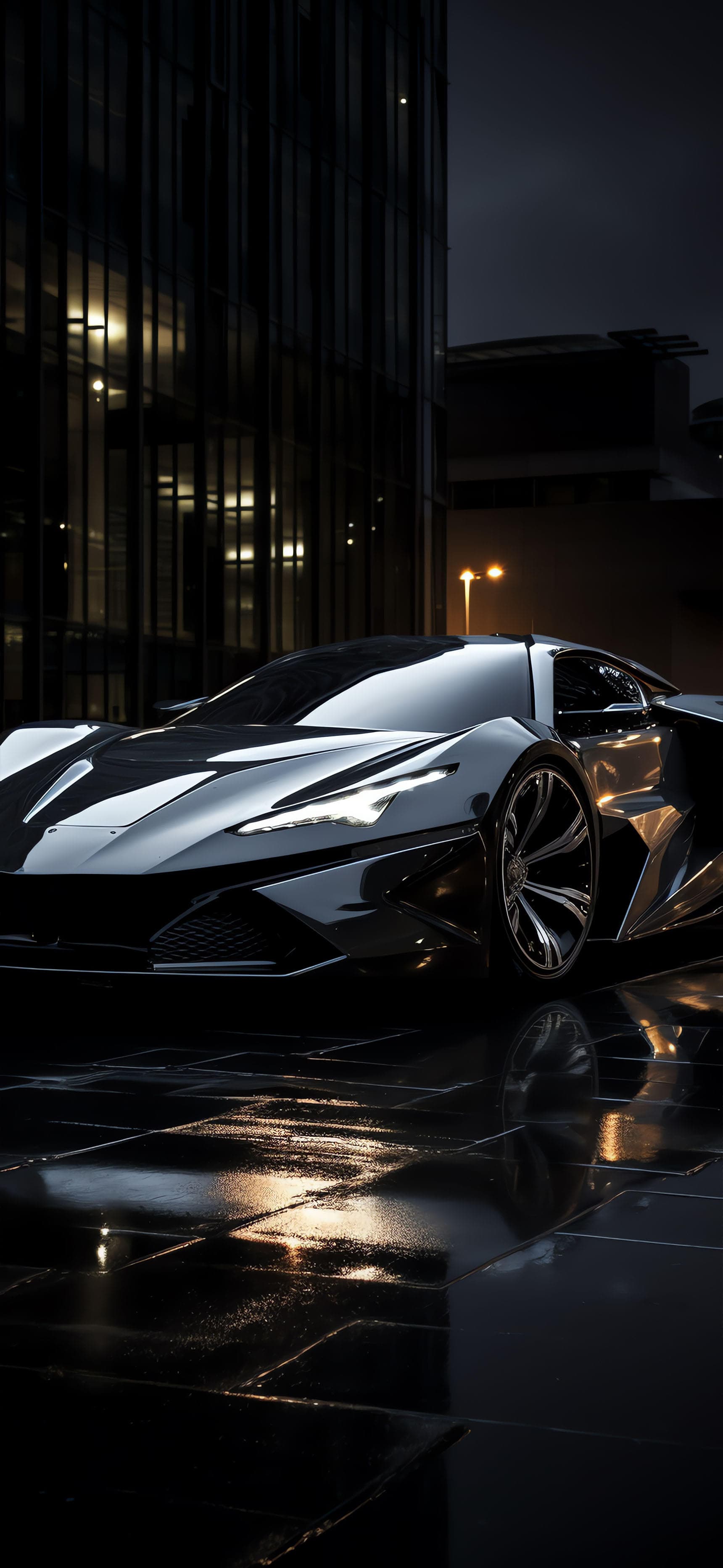Night Rider Car - free phone wallpaper
