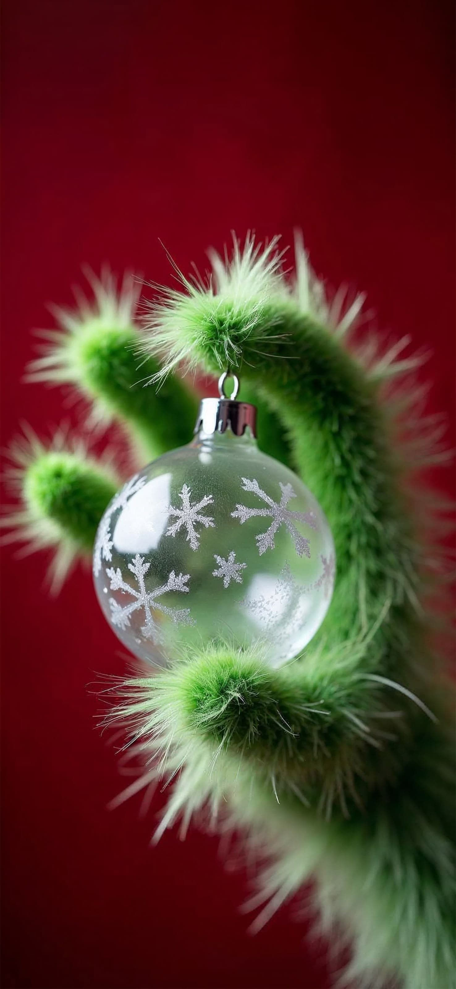 Grinchy Christmas Cheer - free phone wallpaper