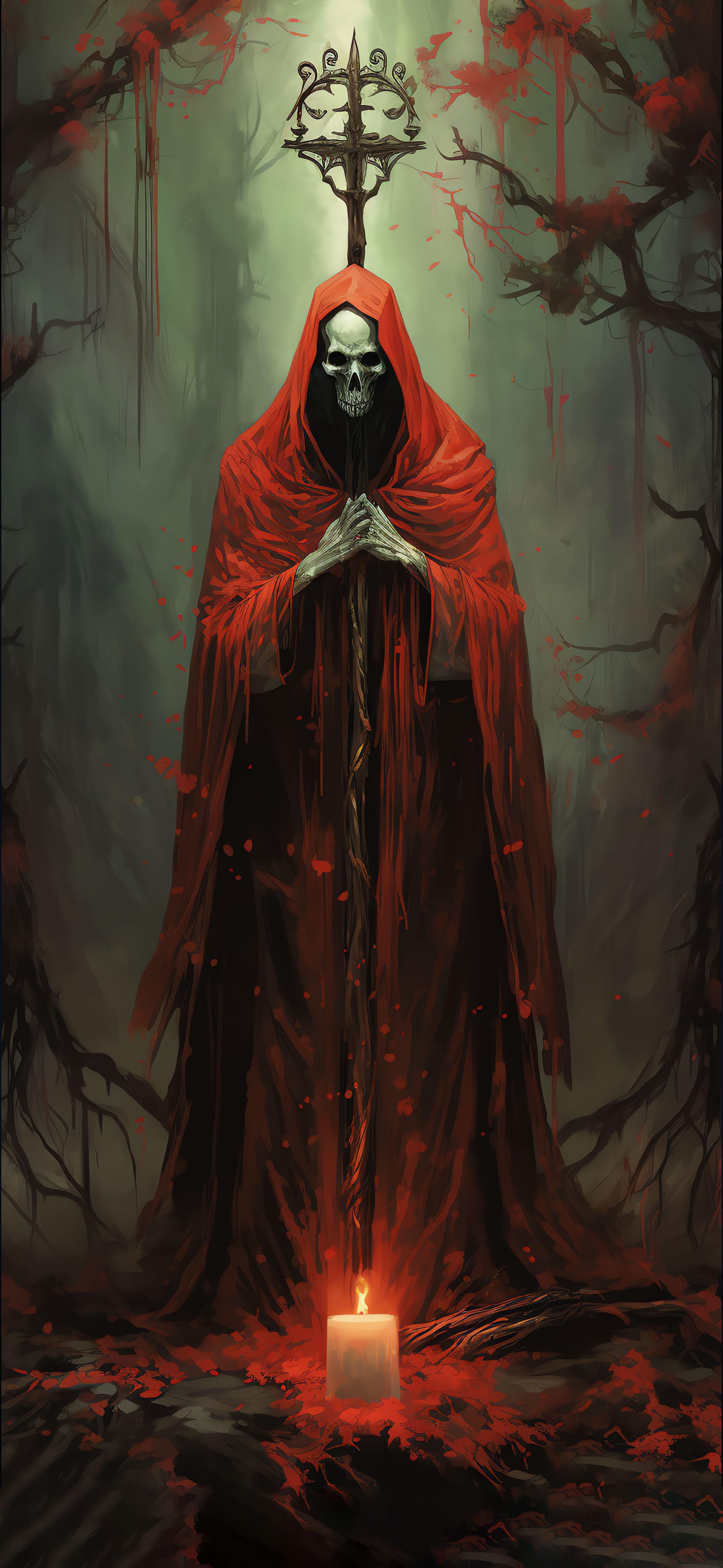 Blood Altar Priest - Pro phone wallpaper