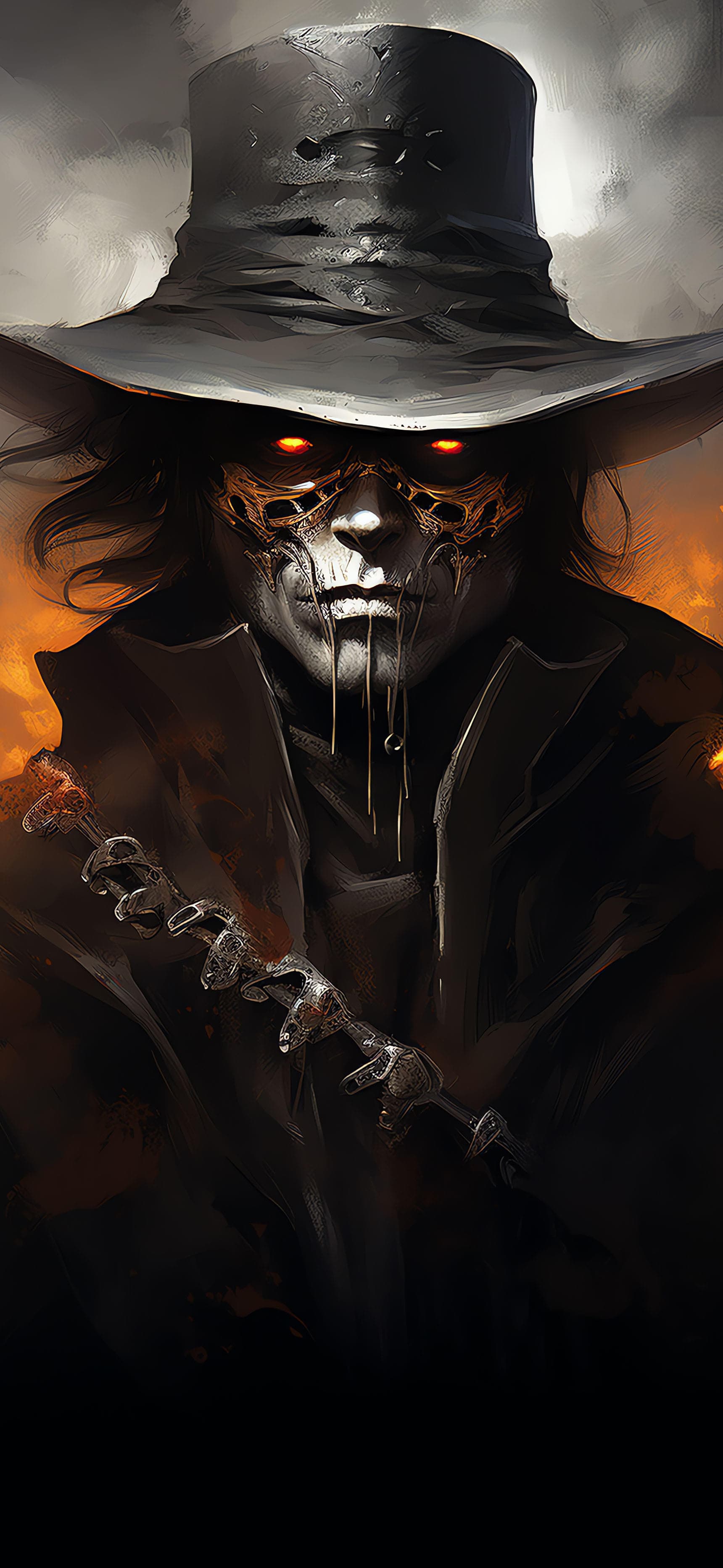 Fiery Eyed Outlaw - Pro phone wallpaper