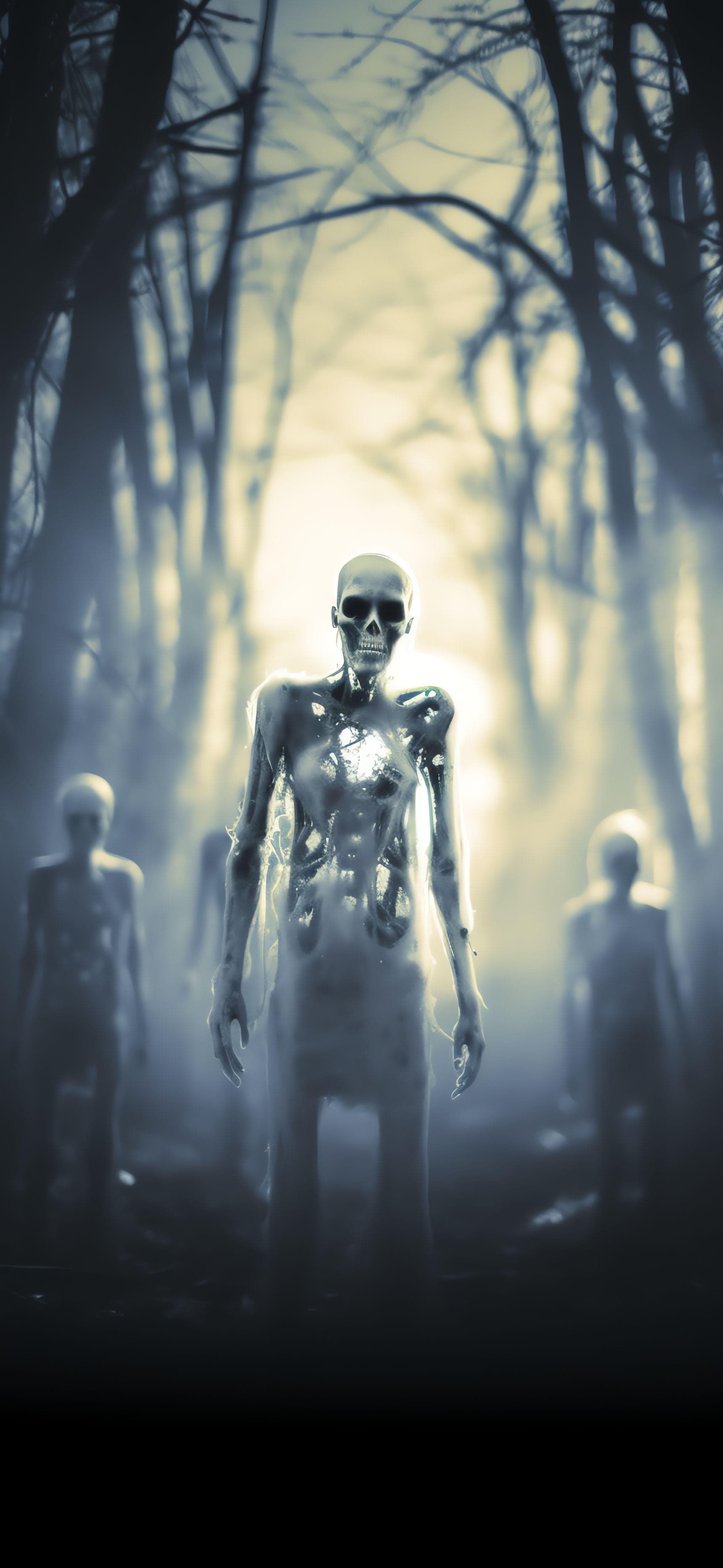 Ethereal Zombie Horde - Pro phone wallpaper