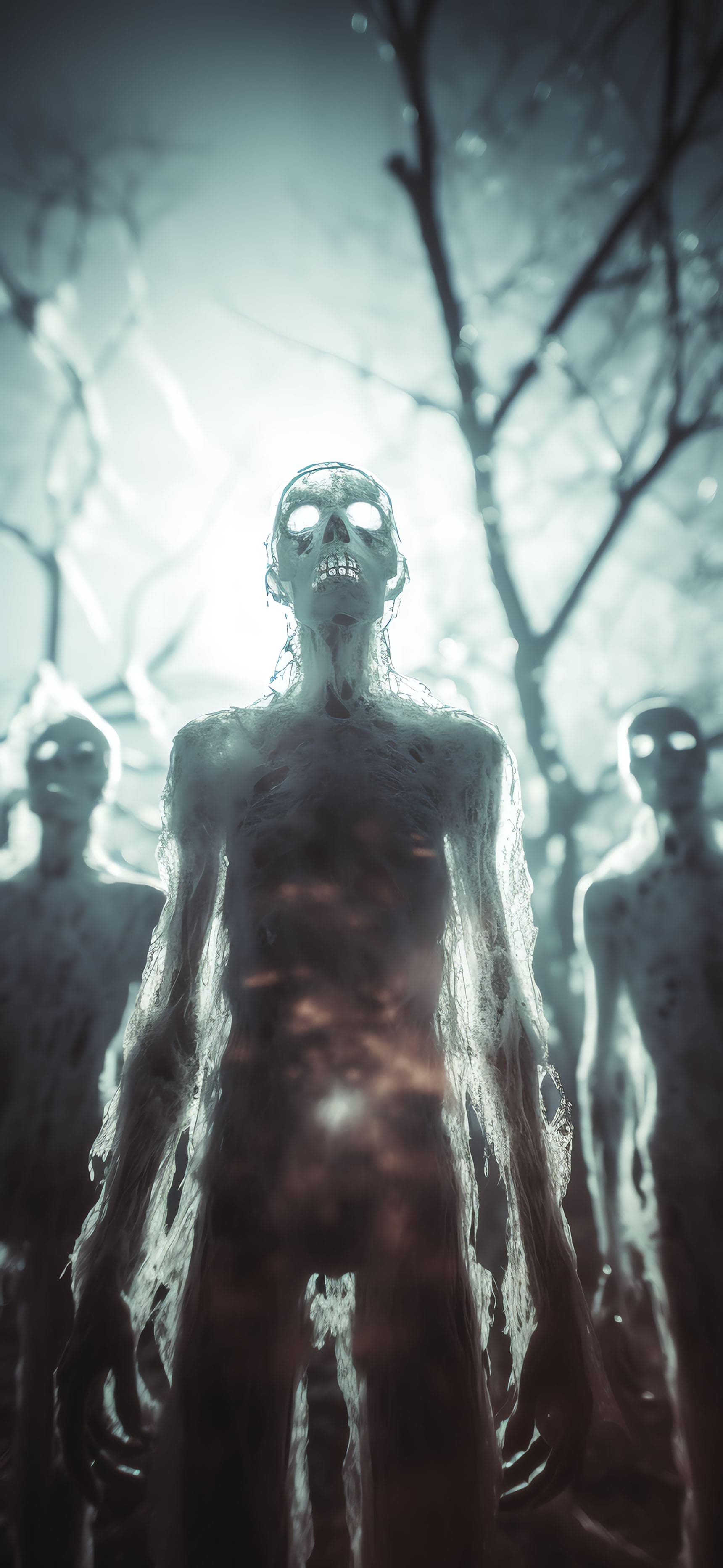 Undead Forest Walkers - Pro phone wallpaper