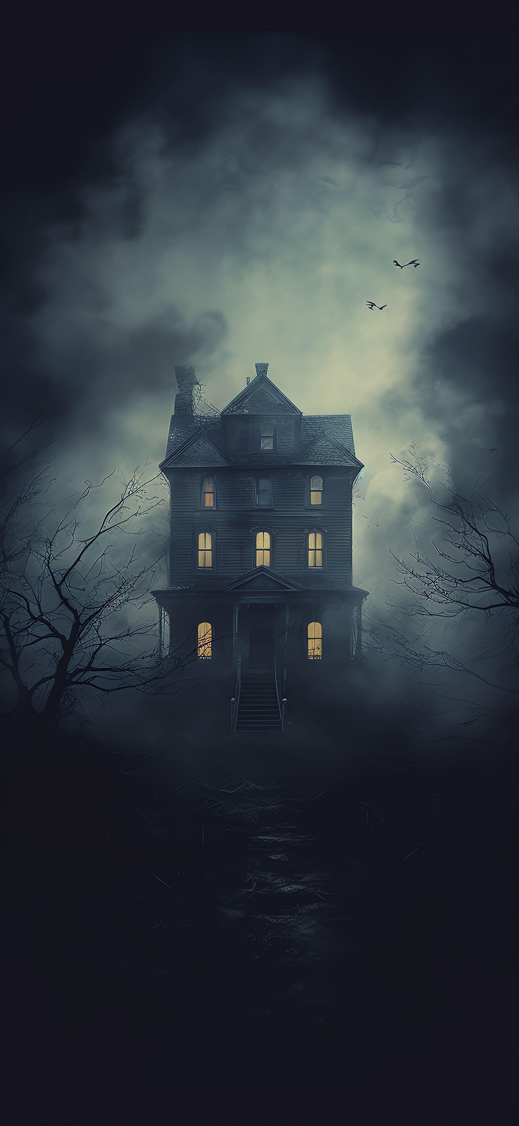 Haunted House Fog - Pro phone wallpaper
