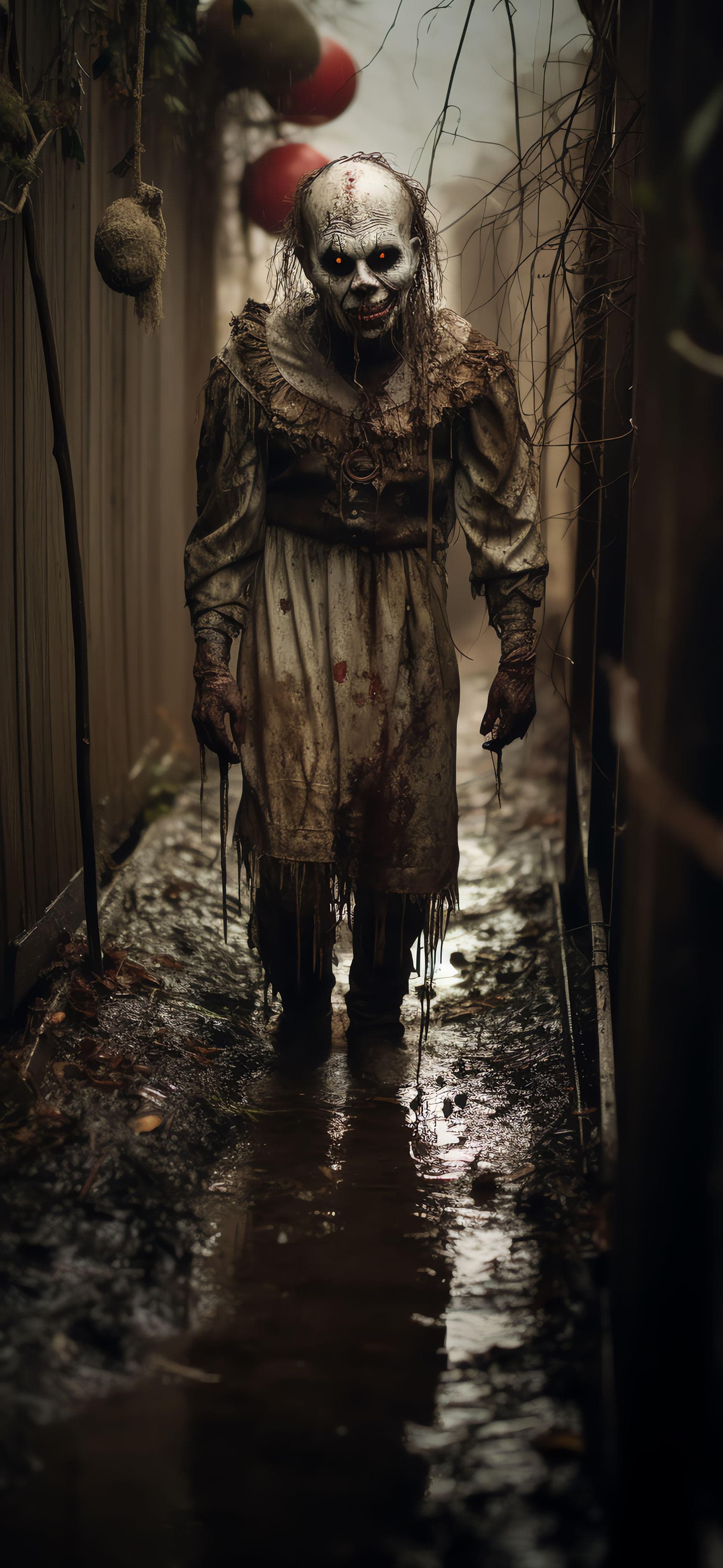 Zombie Alley Horror - Pro phone wallpaper
