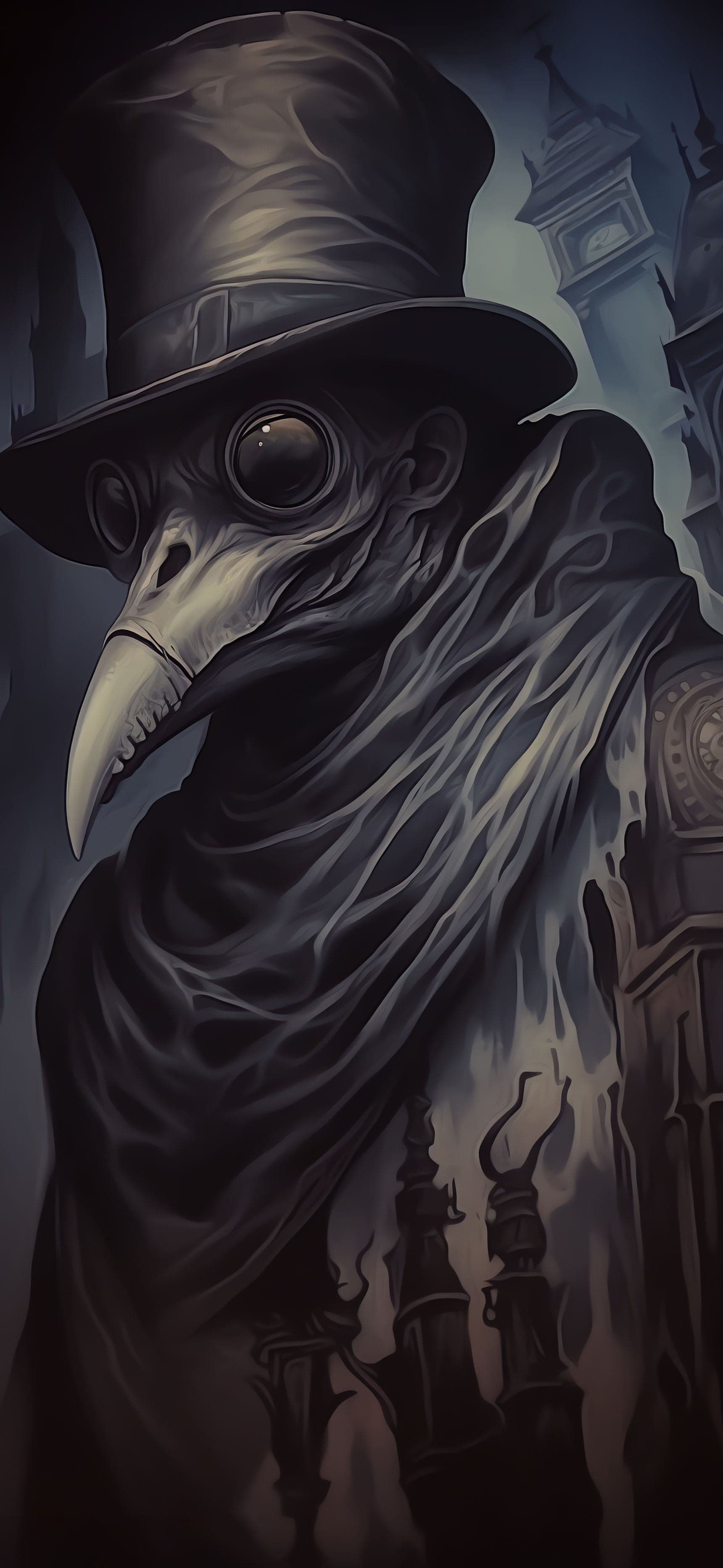 Sinister Plague Doctor - Pro phone wallpaper