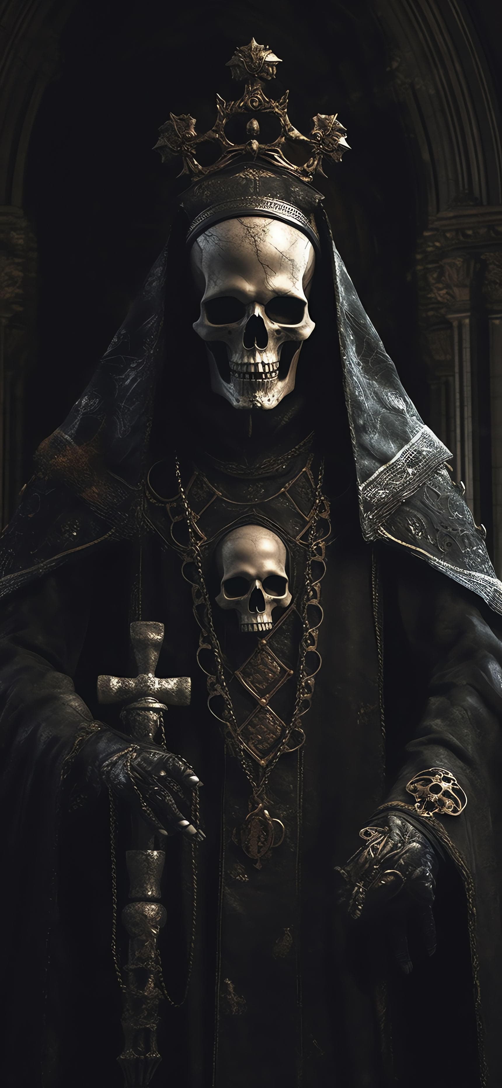 Grim Reaper King - Pro phone wallpaper