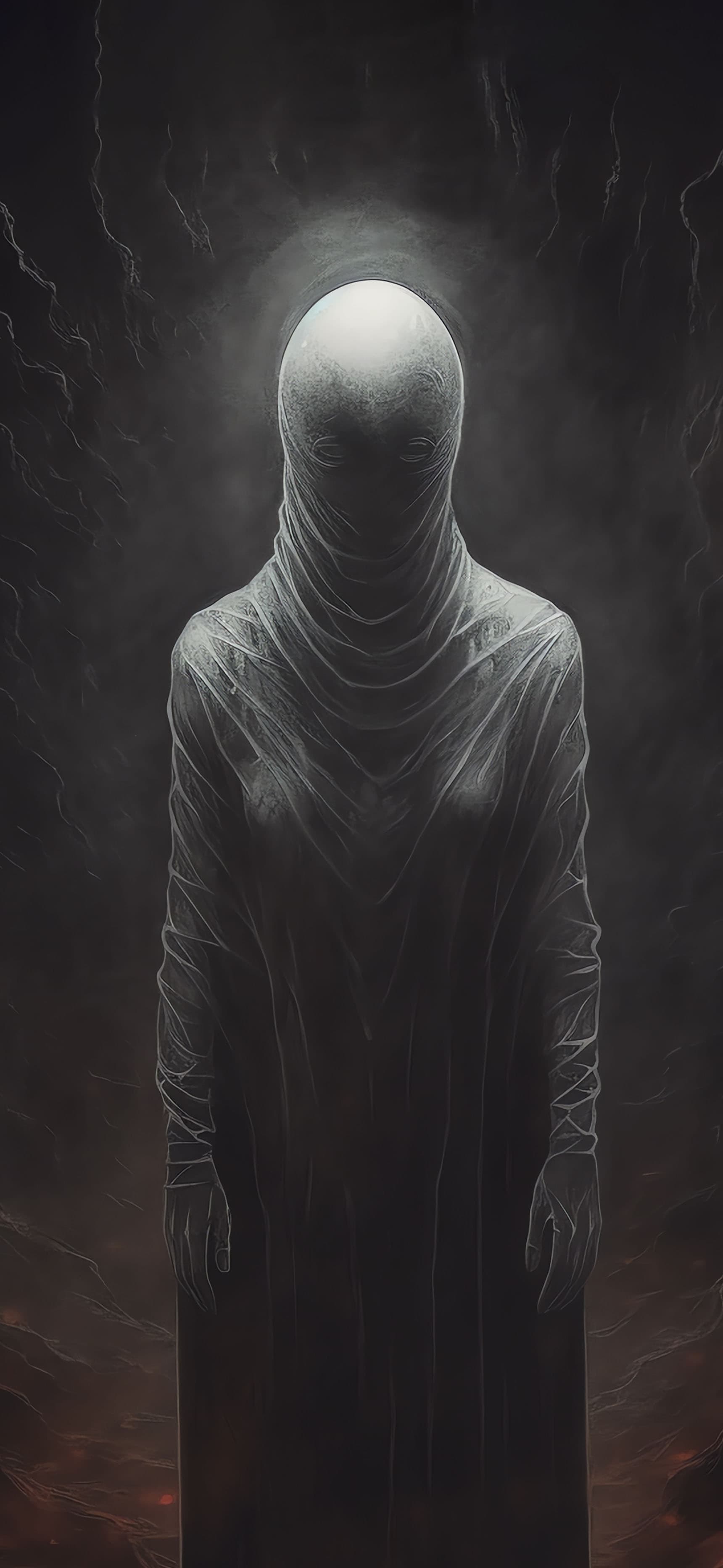 Veiled Figure Mystery - Pro phone wallpaper