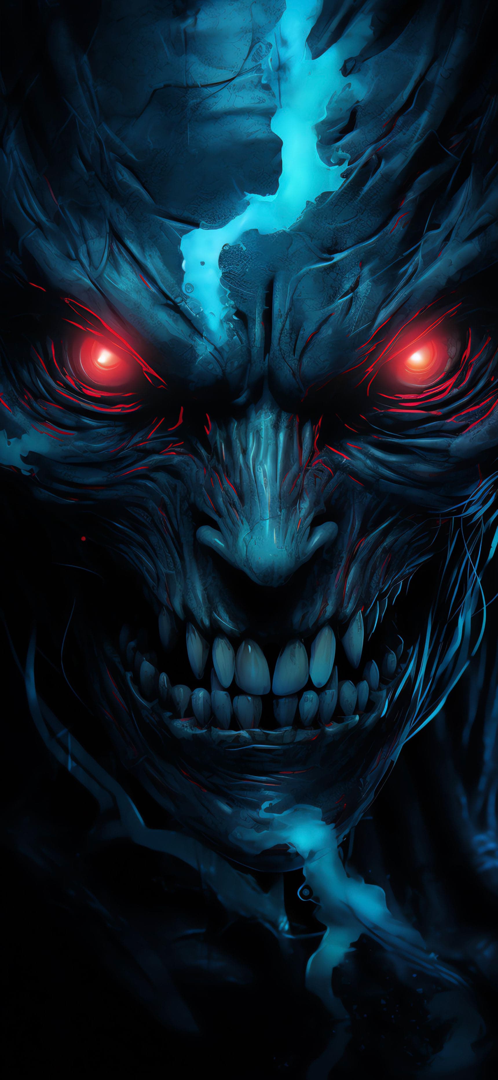 Demonic Red Eyes - Pro phone wallpaper