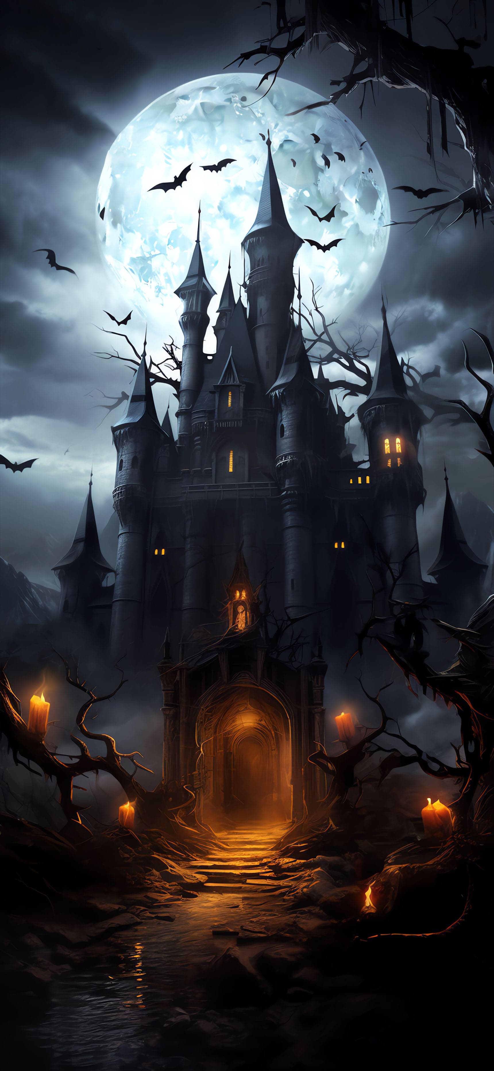 Haunted Castle - Pro phone wallpaper
