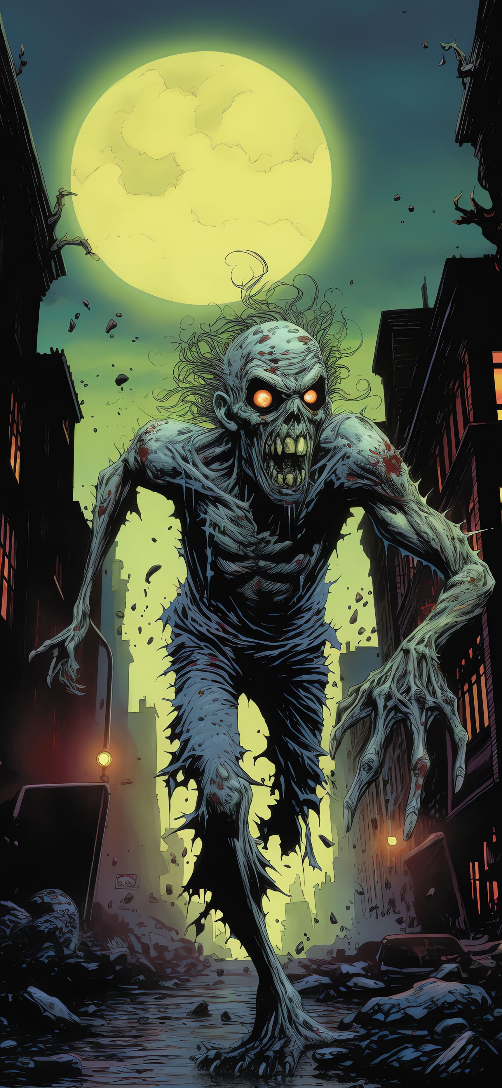 Zombie City Run - Pro phone wallpaper