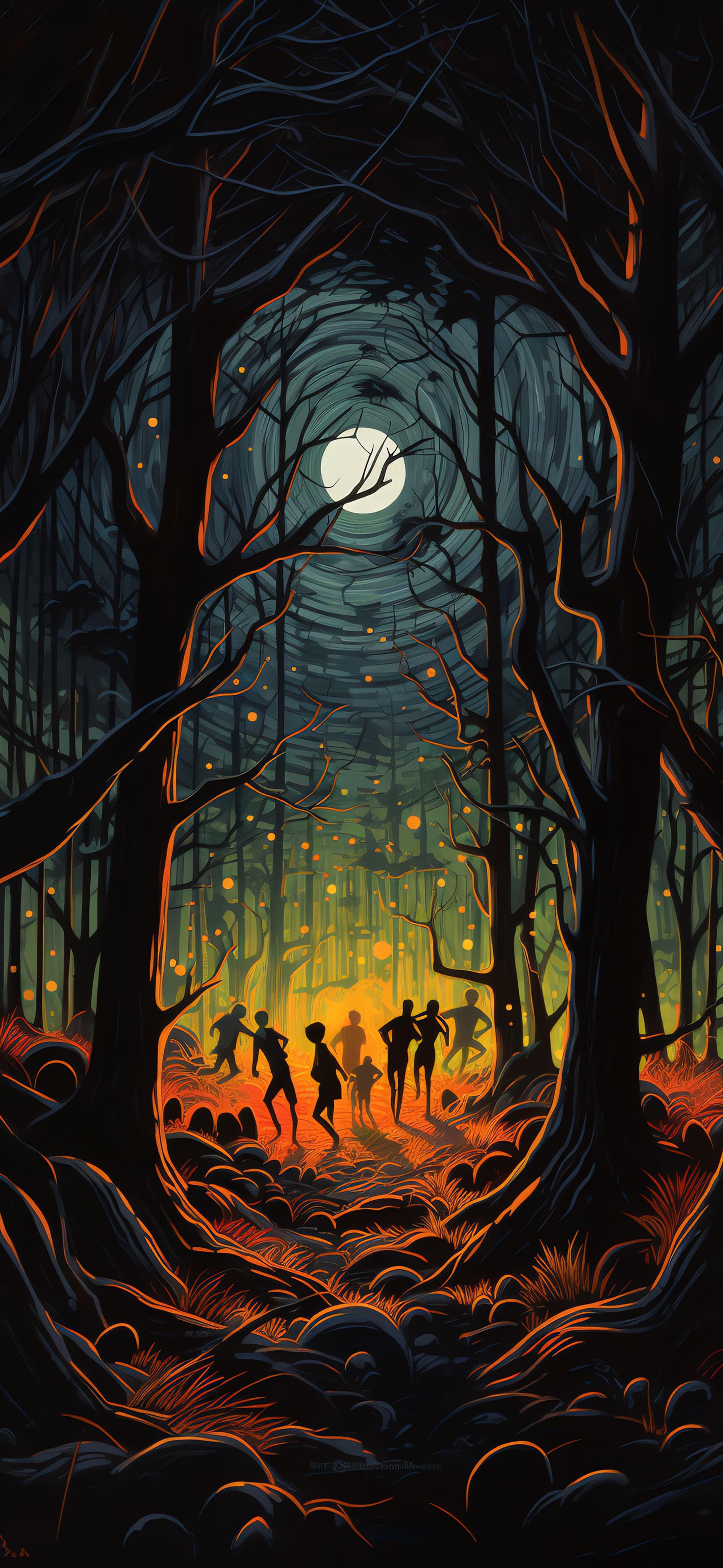 Forest Apparitions - Pro phone wallpaper