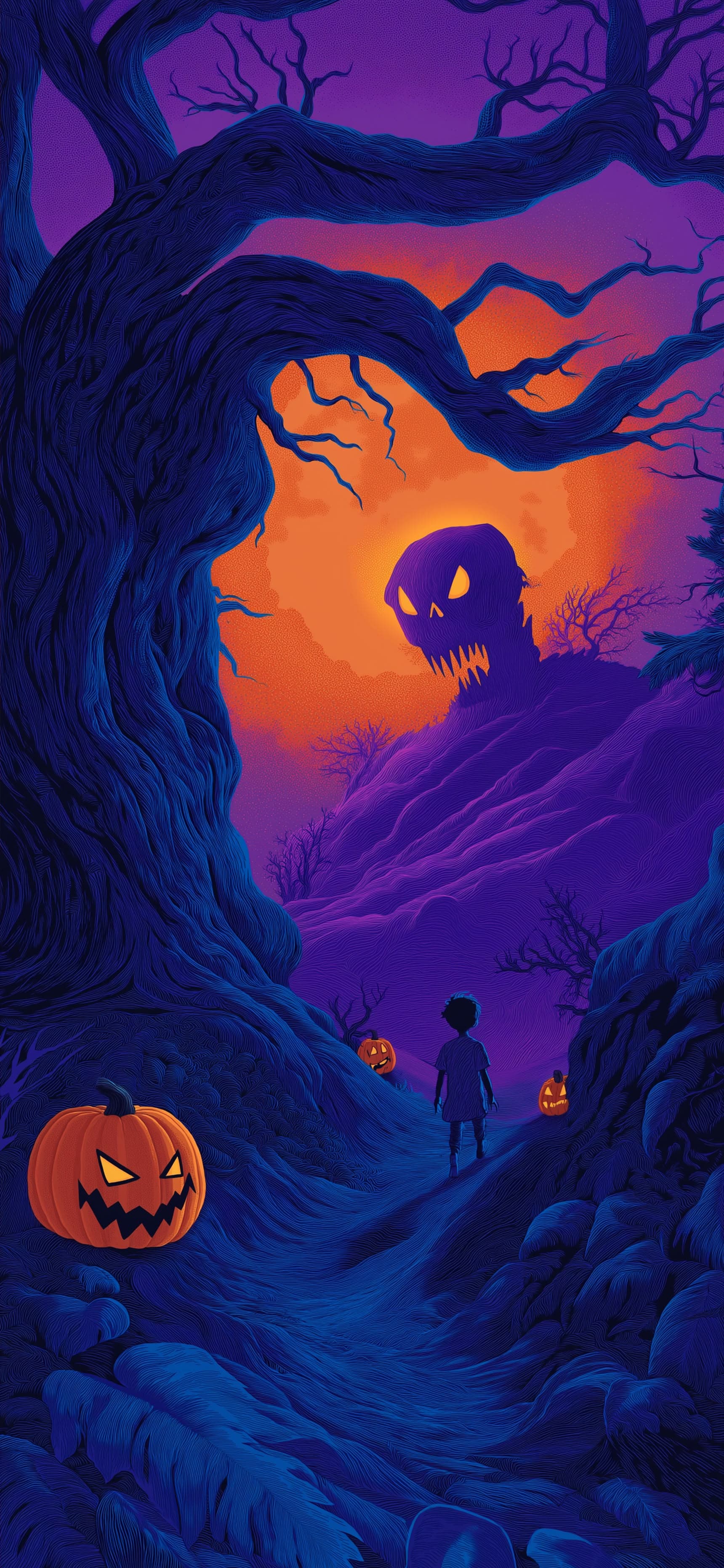 Tree of Shadows - Pro phone wallpaper