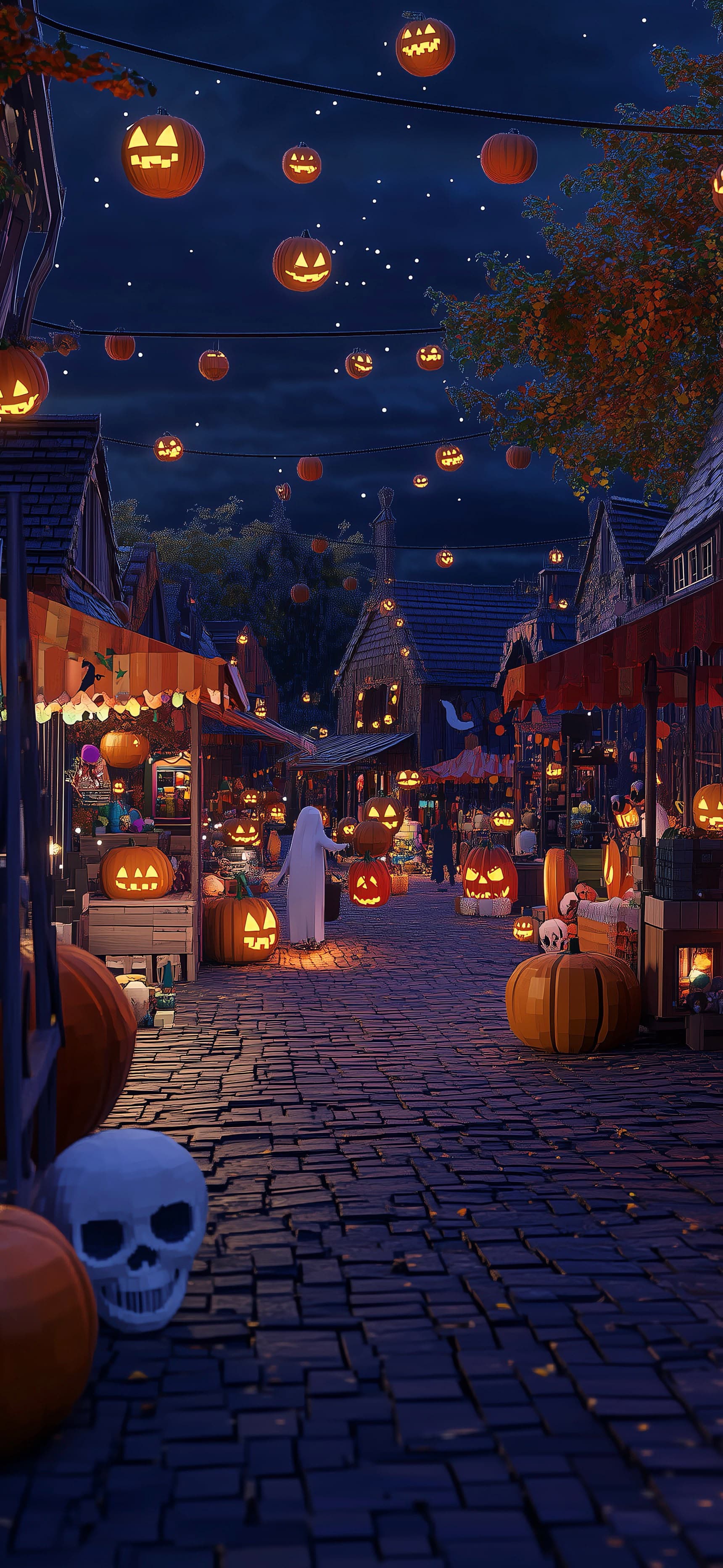 Pumpkin Street - Pro phone wallpaper
