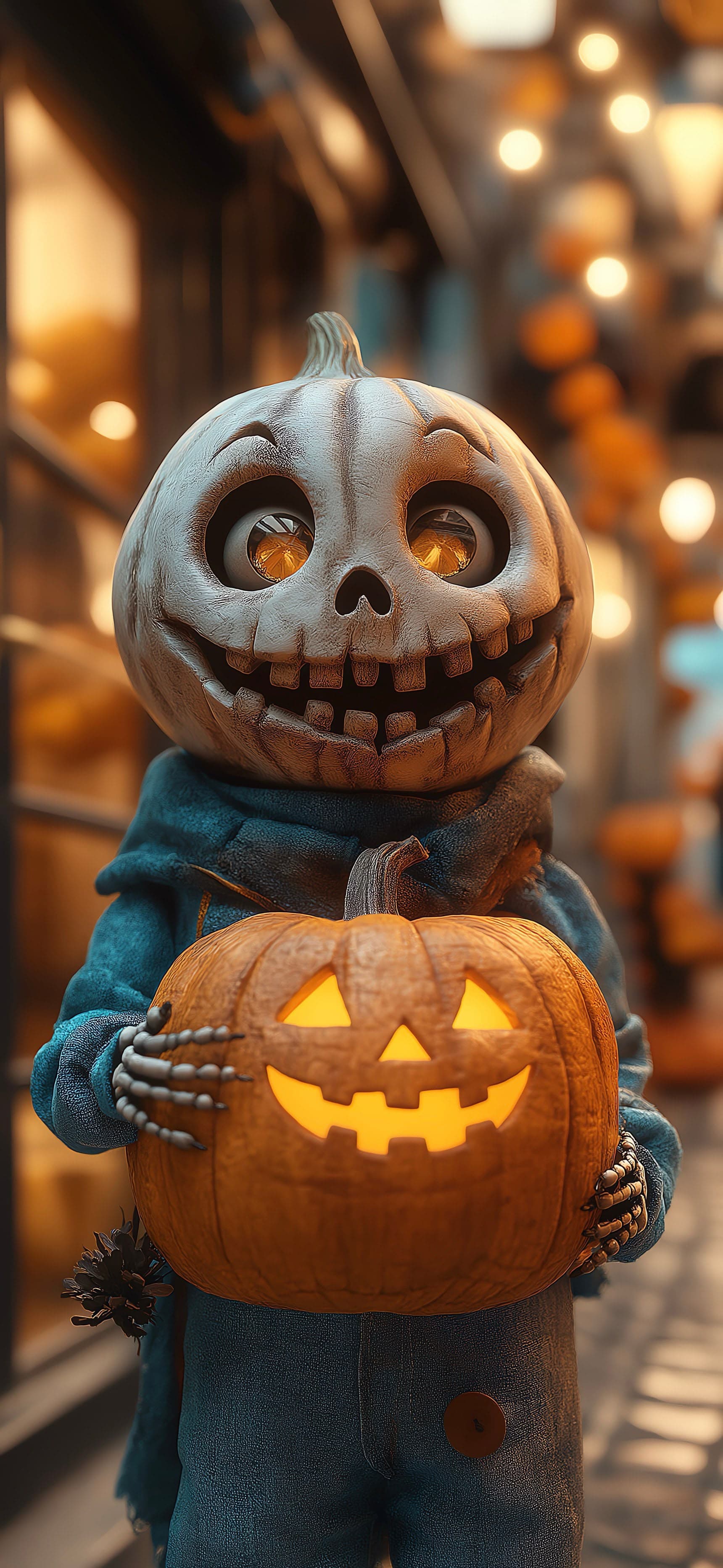 Street Pumpkin - Pro phone wallpaper