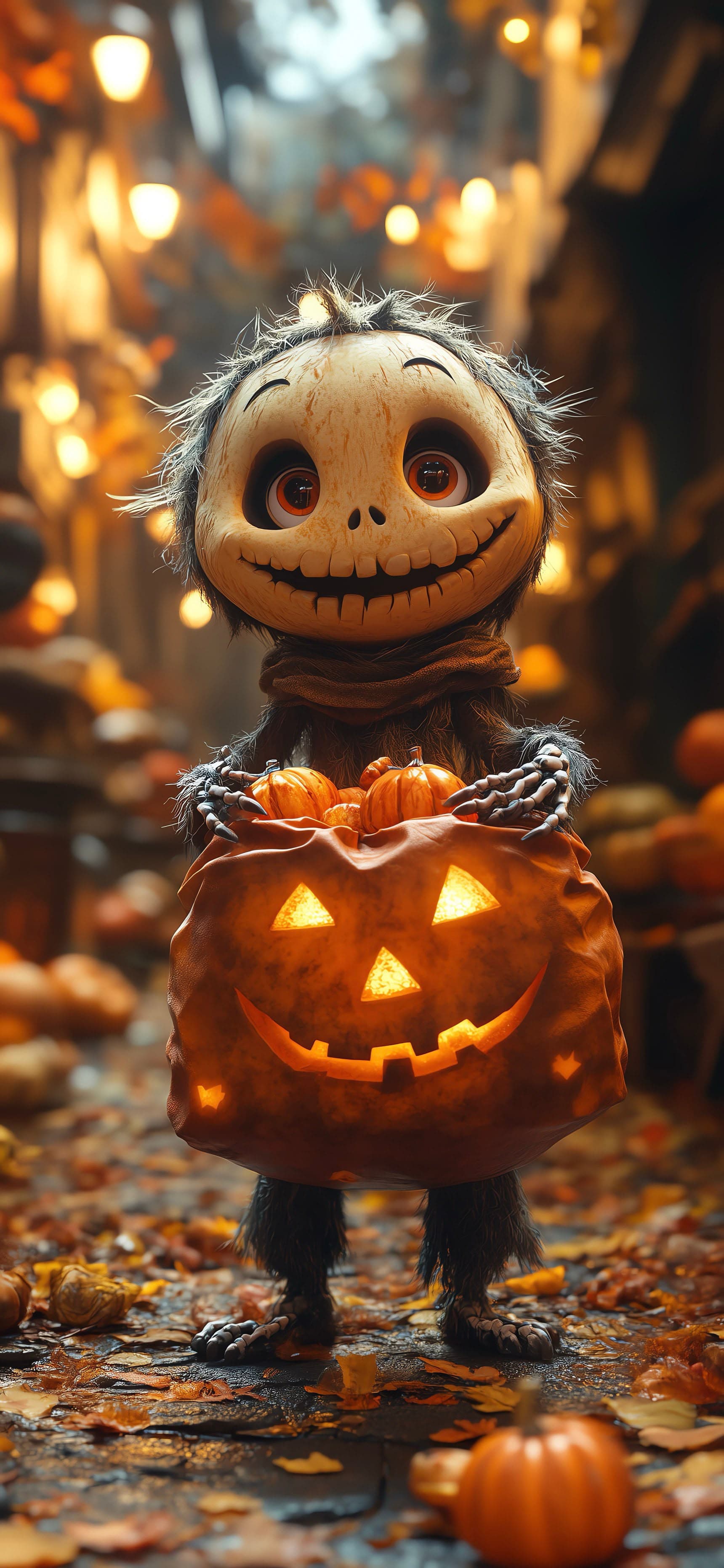 Pumpkin Friend - Pro phone wallpaper