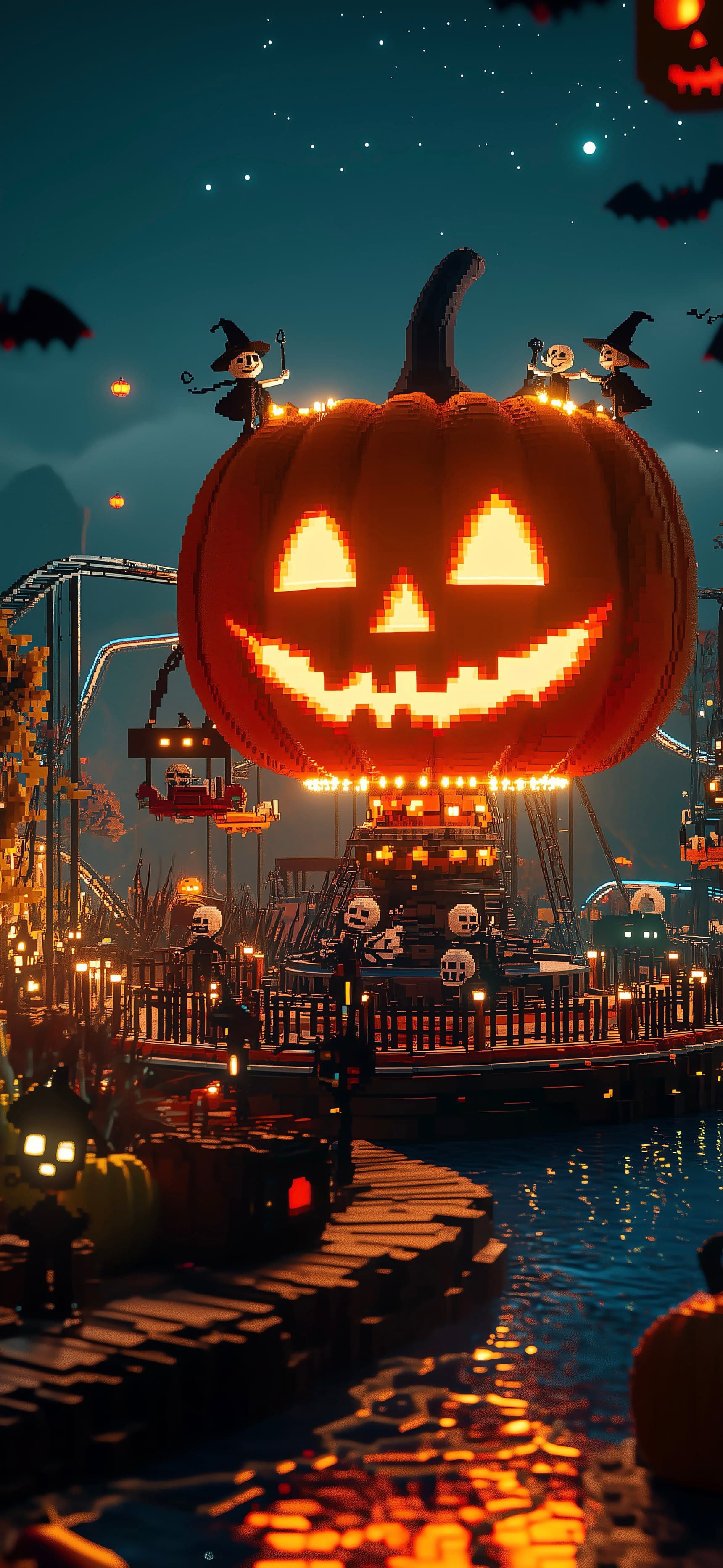 Pumpkin Wharf - Pro phone wallpaper