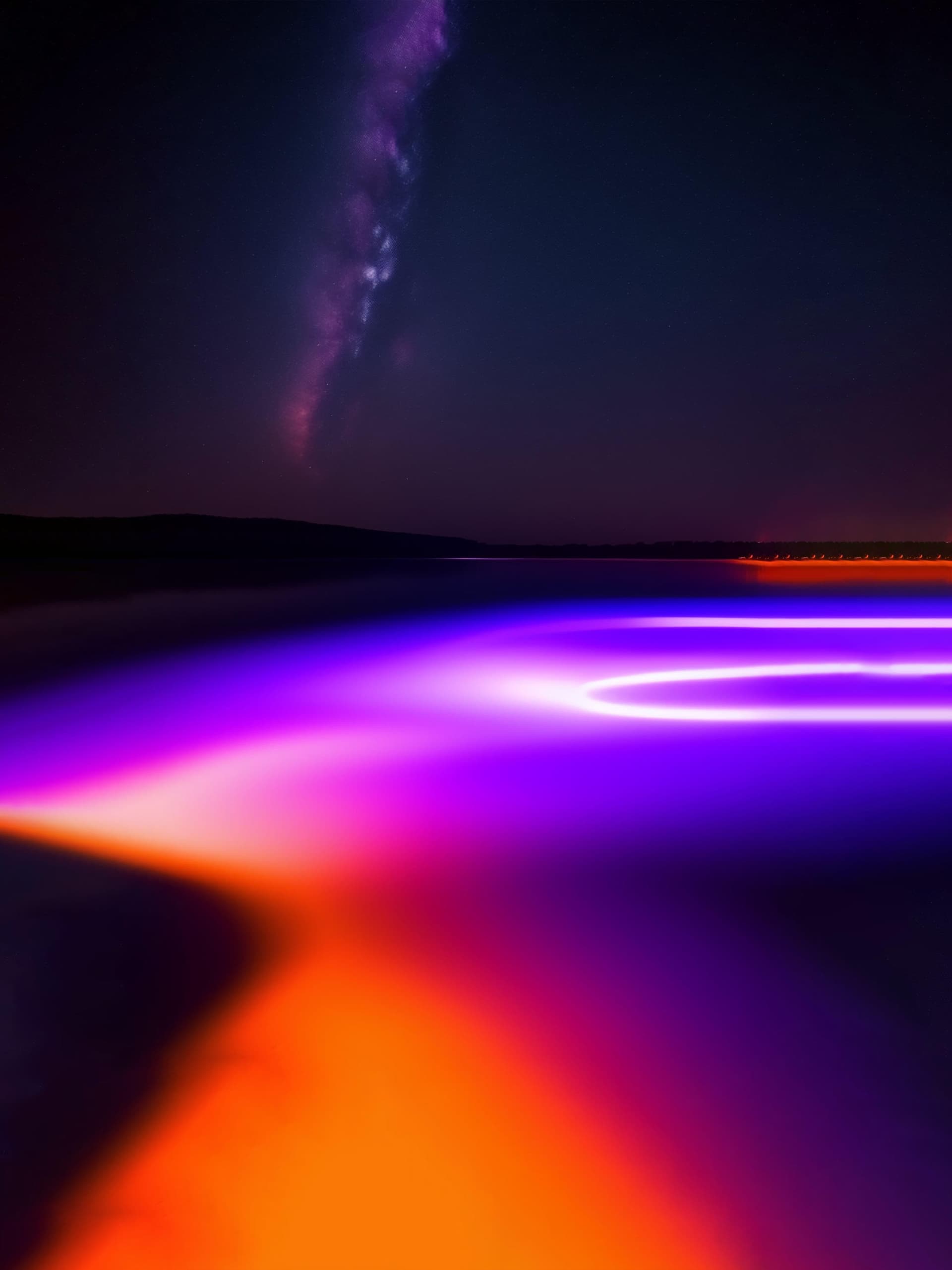 Neon Horizon Dream - Pro phone wallpaper