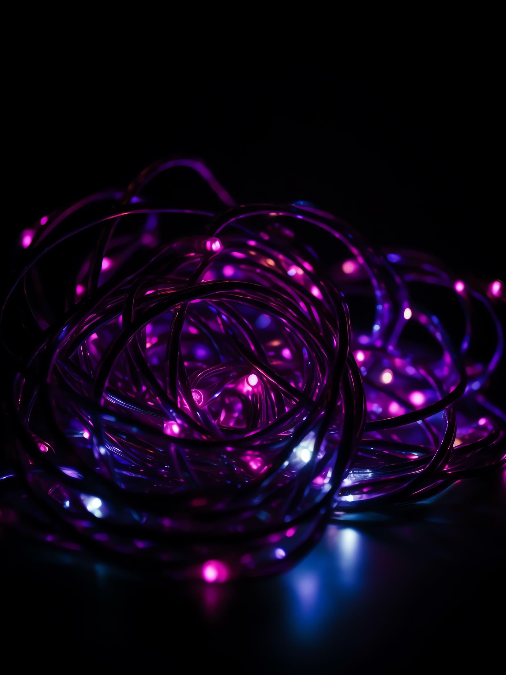 Purple Light Nest - Pro phone wallpaper