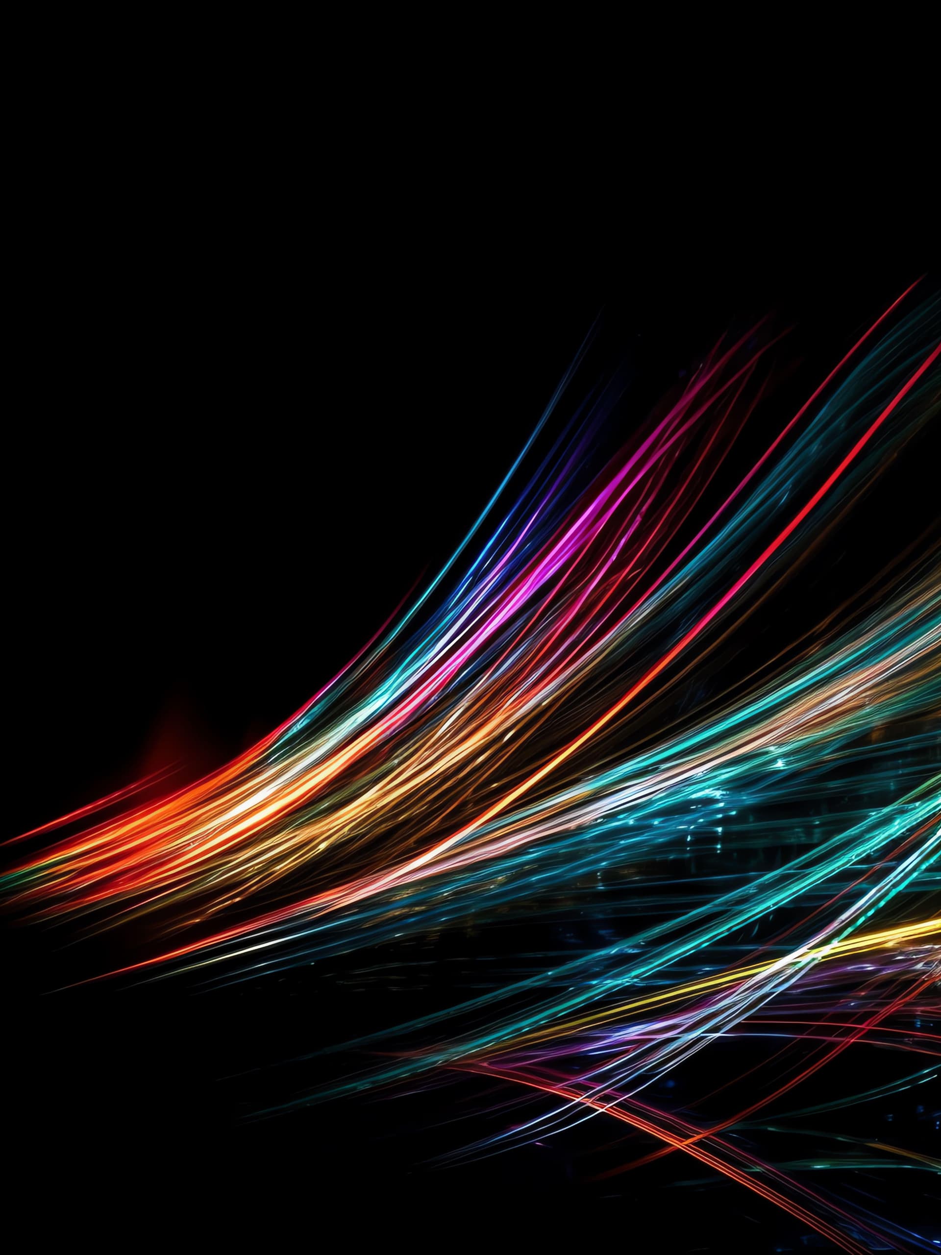 Chromatic Light Sweep - Pro phone wallpaper