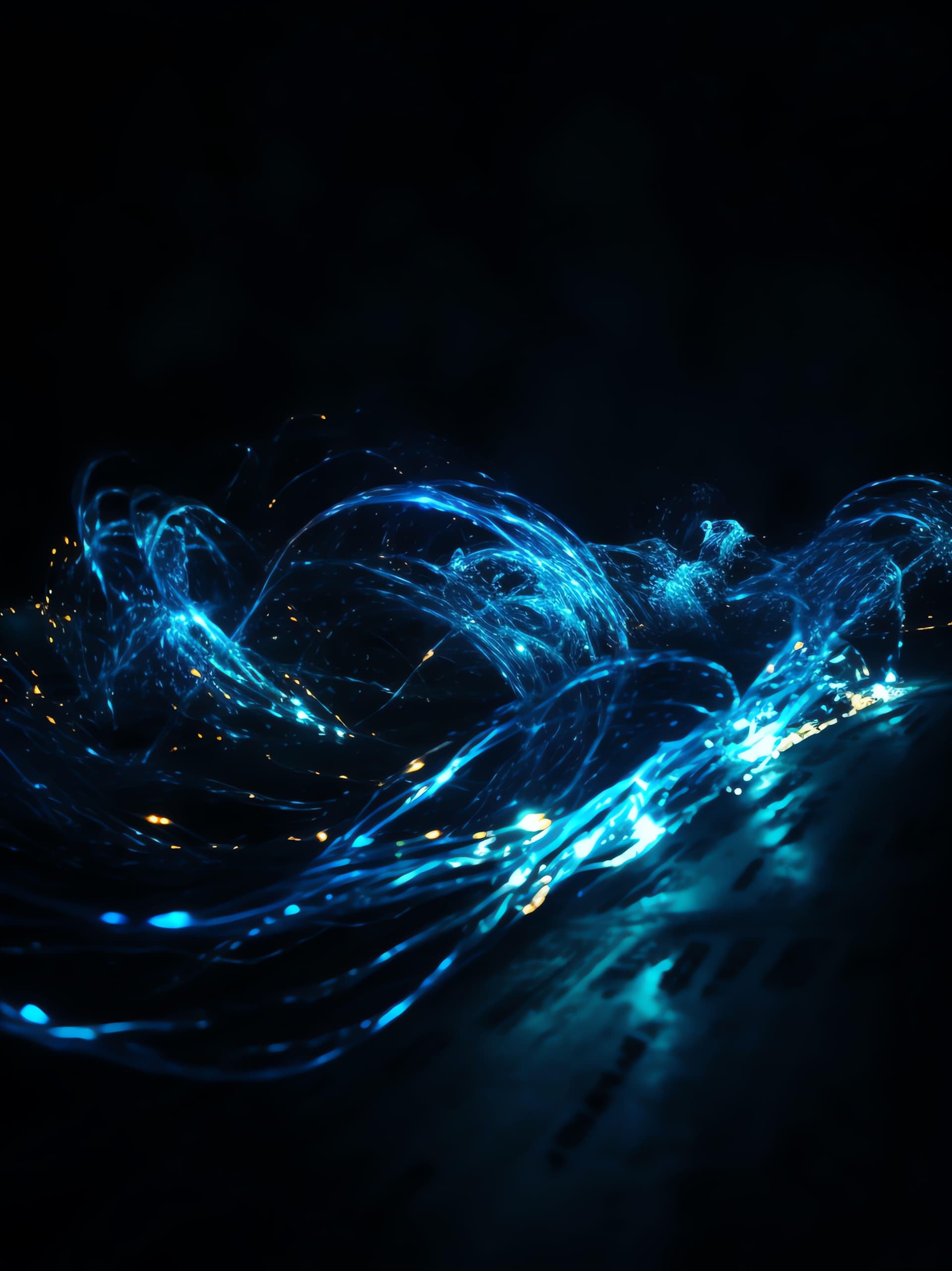 Electric Blue Web - Pro phone wallpaper