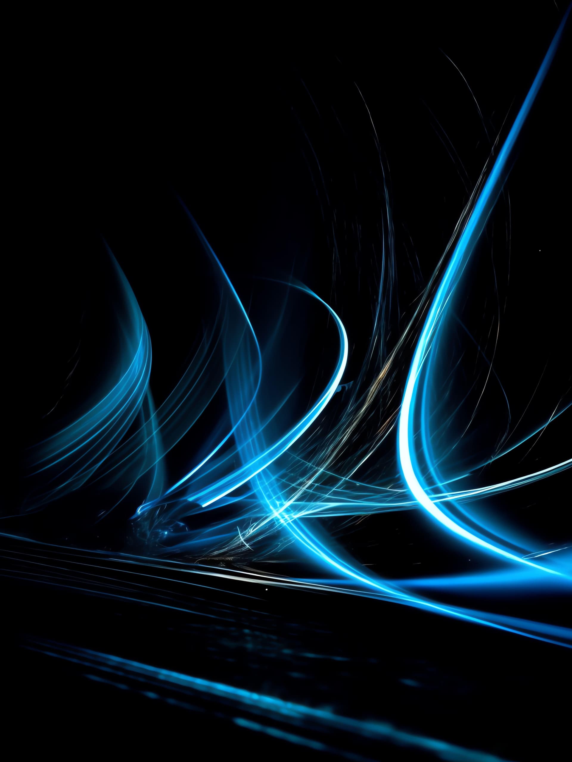 Swirling Light Streams - Pro phone wallpaper