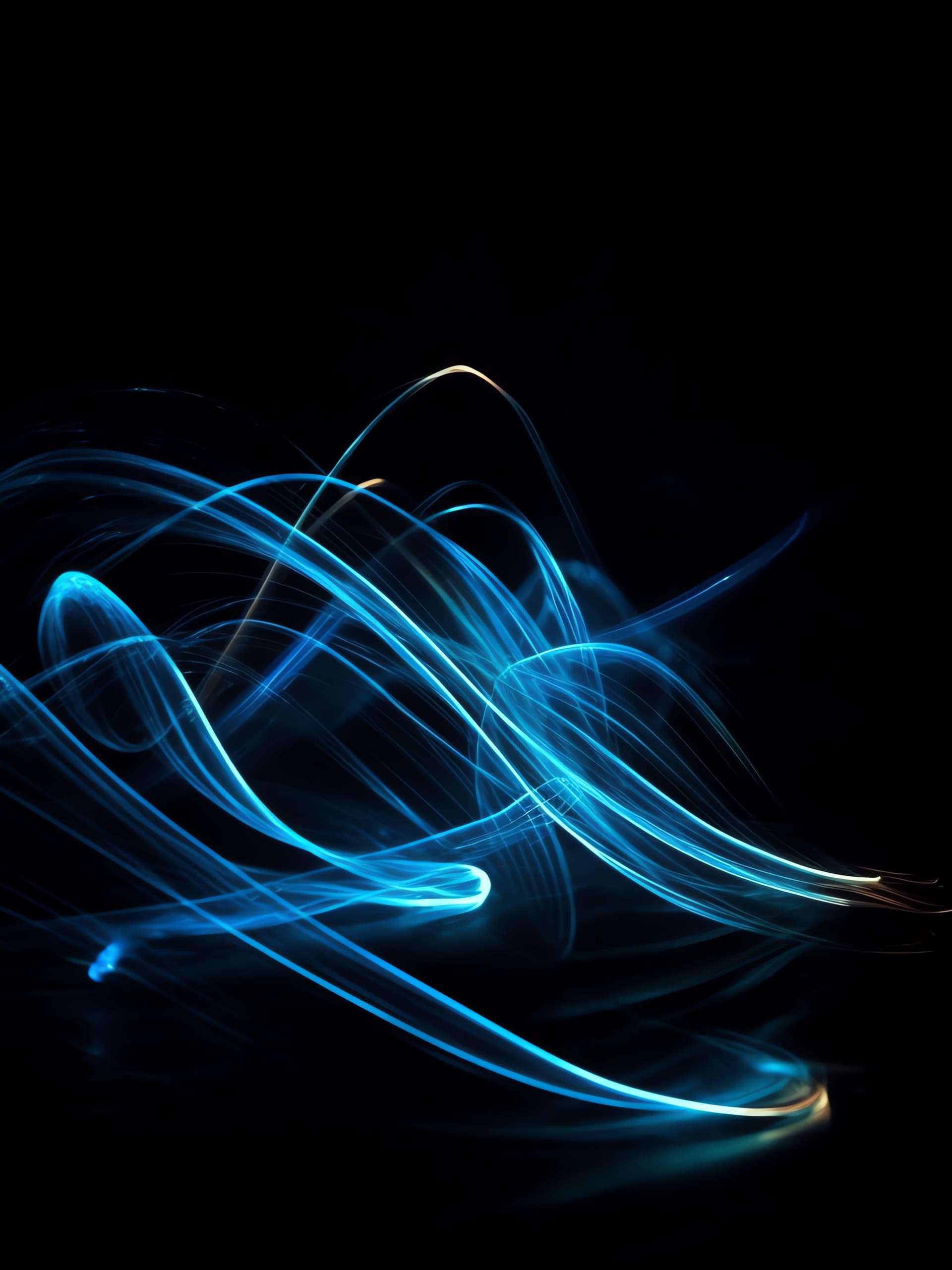 Azure Light Strokes - Pro phone wallpaper