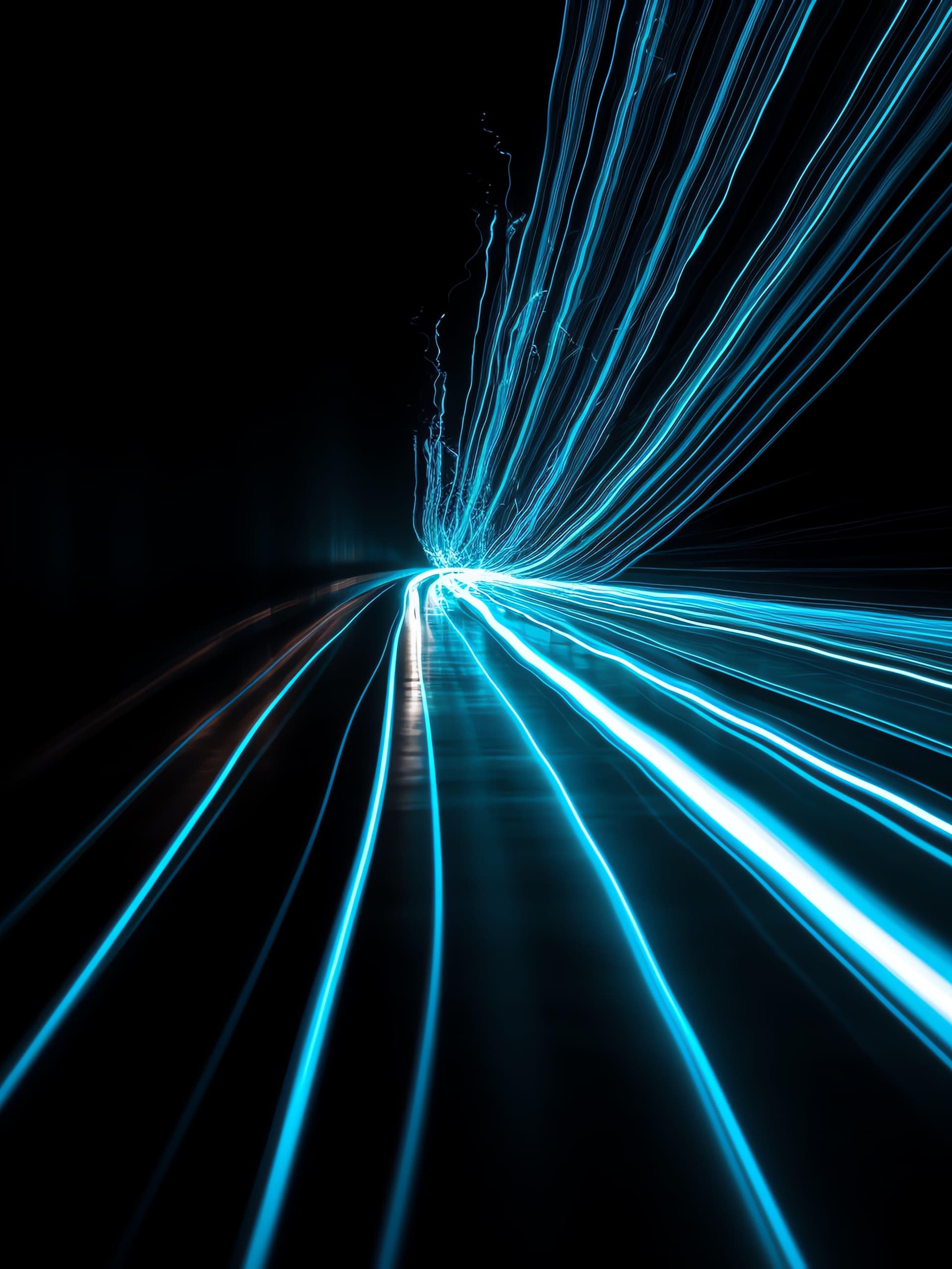 Electric Blue Surge - Pro phone wallpaper