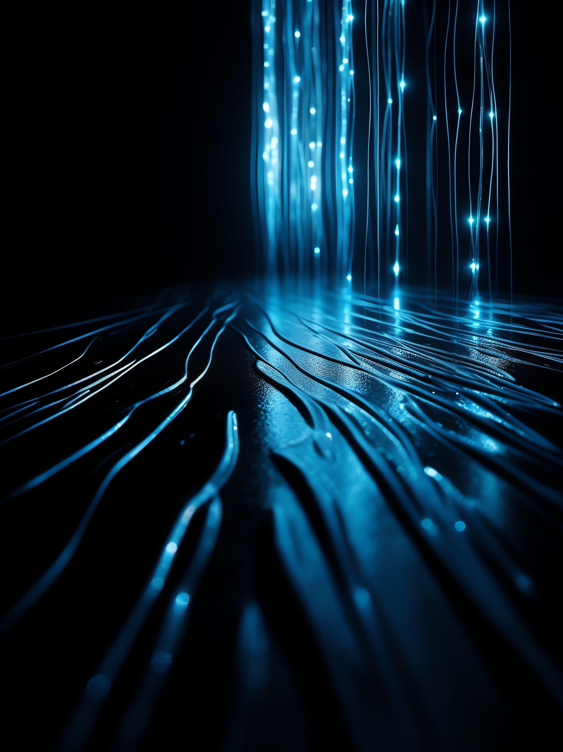 Luminous Fiber Optics - Pro phone wallpaper