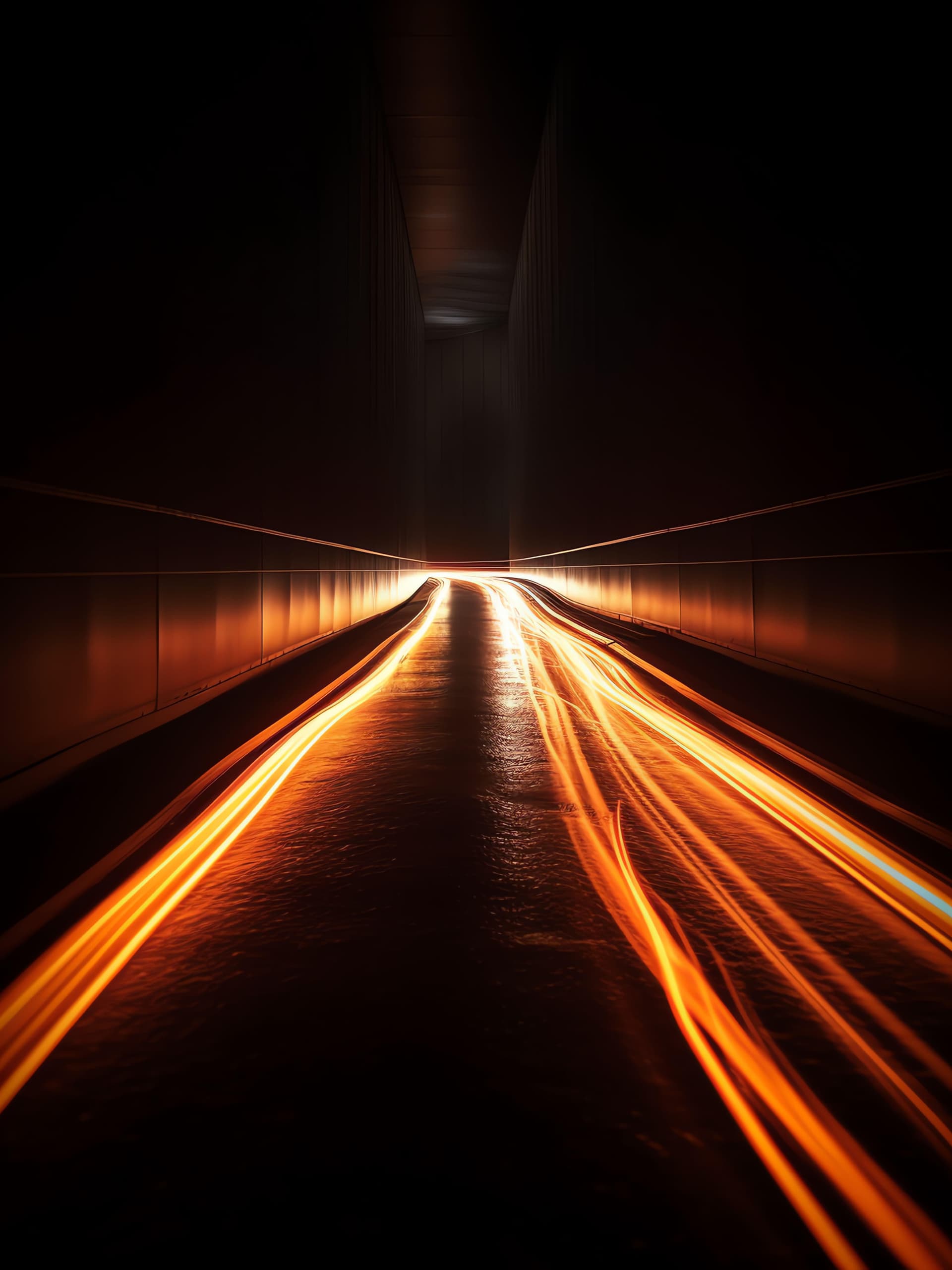 Amber Light Speed - Pro phone wallpaper