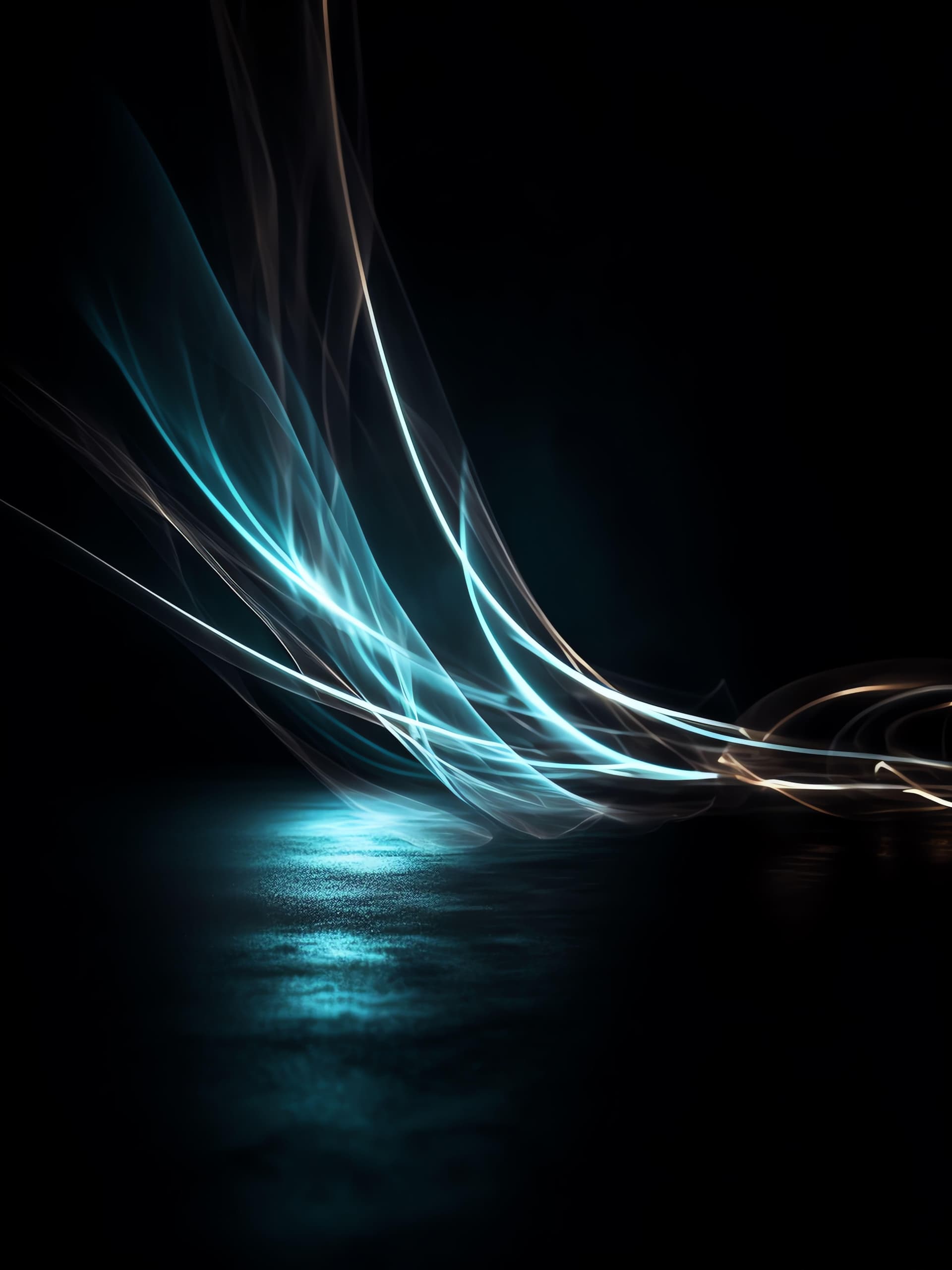 Luminous Light Streaks - Pro phone wallpaper