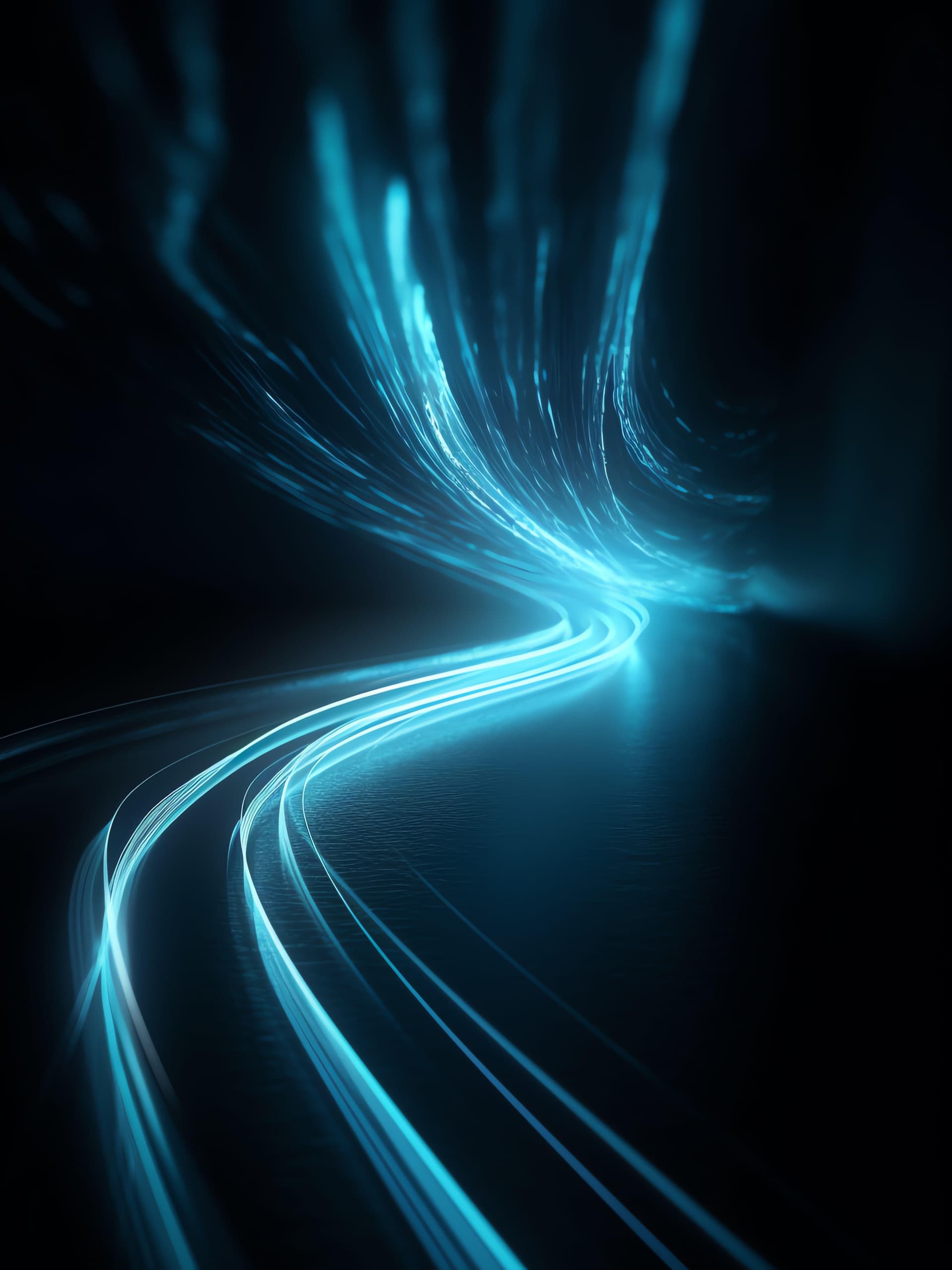 Azure Light Stream - Pro phone wallpaper