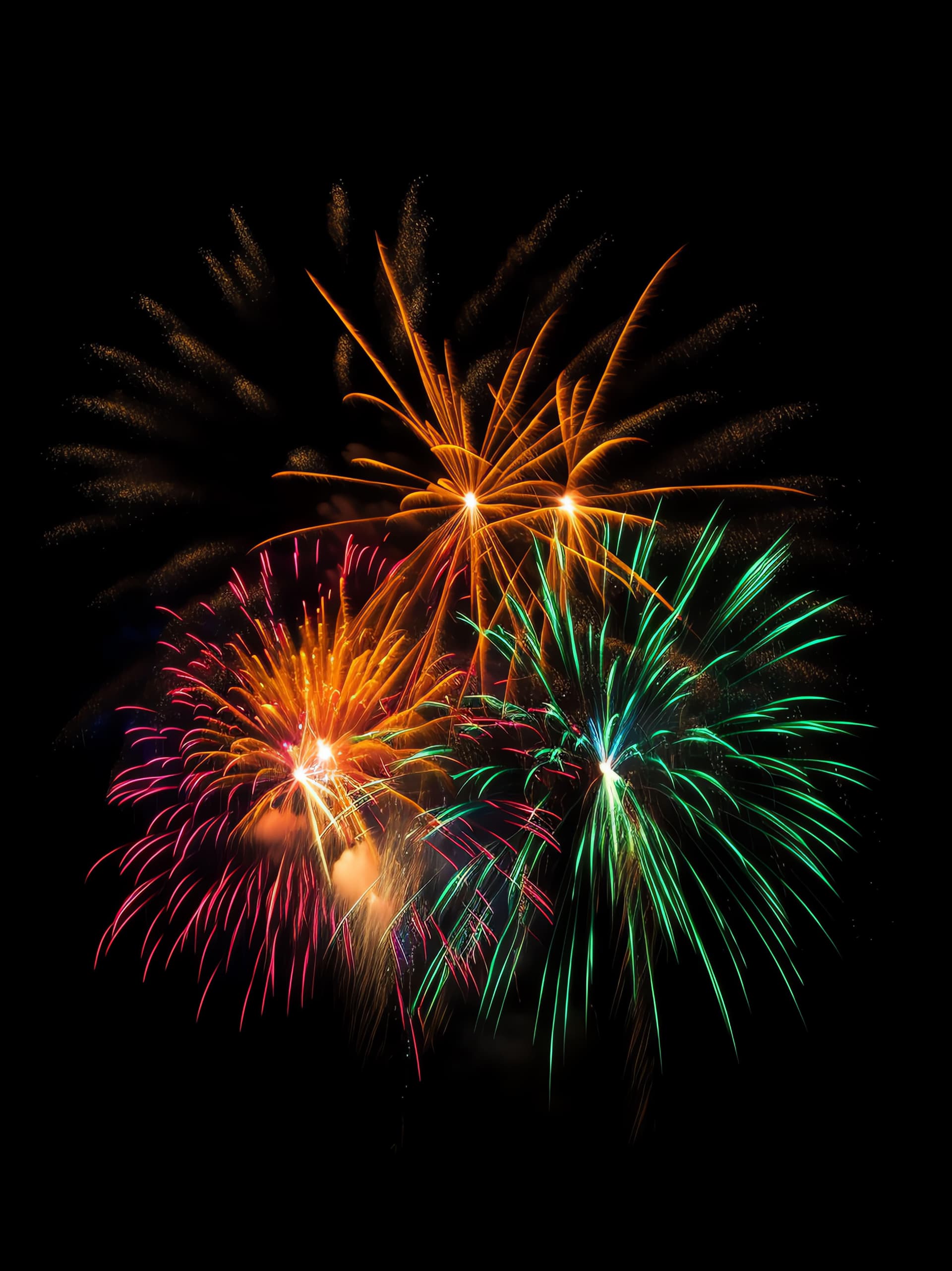Explosive Firework Display - Pro phone wallpaper