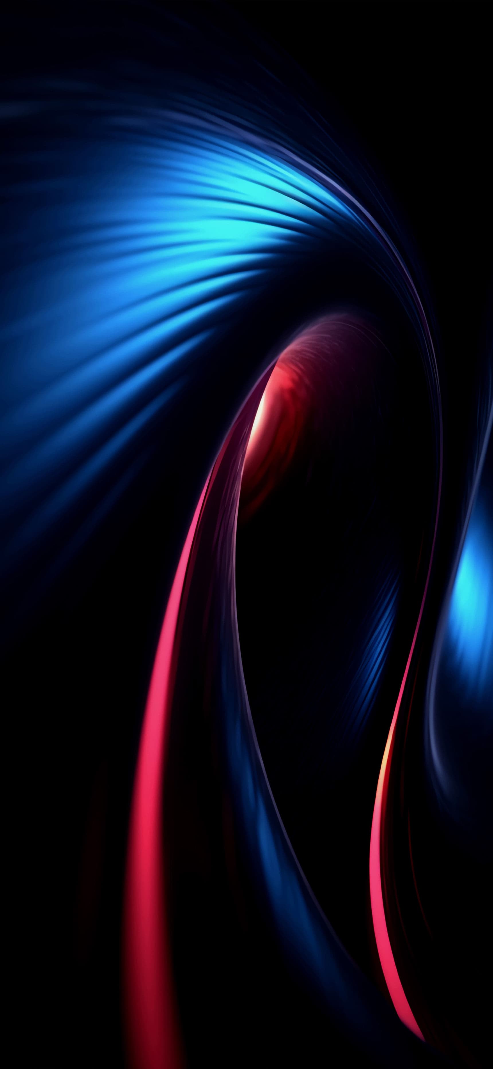 Abstract Flowing Curves - Pro phone wallpaper