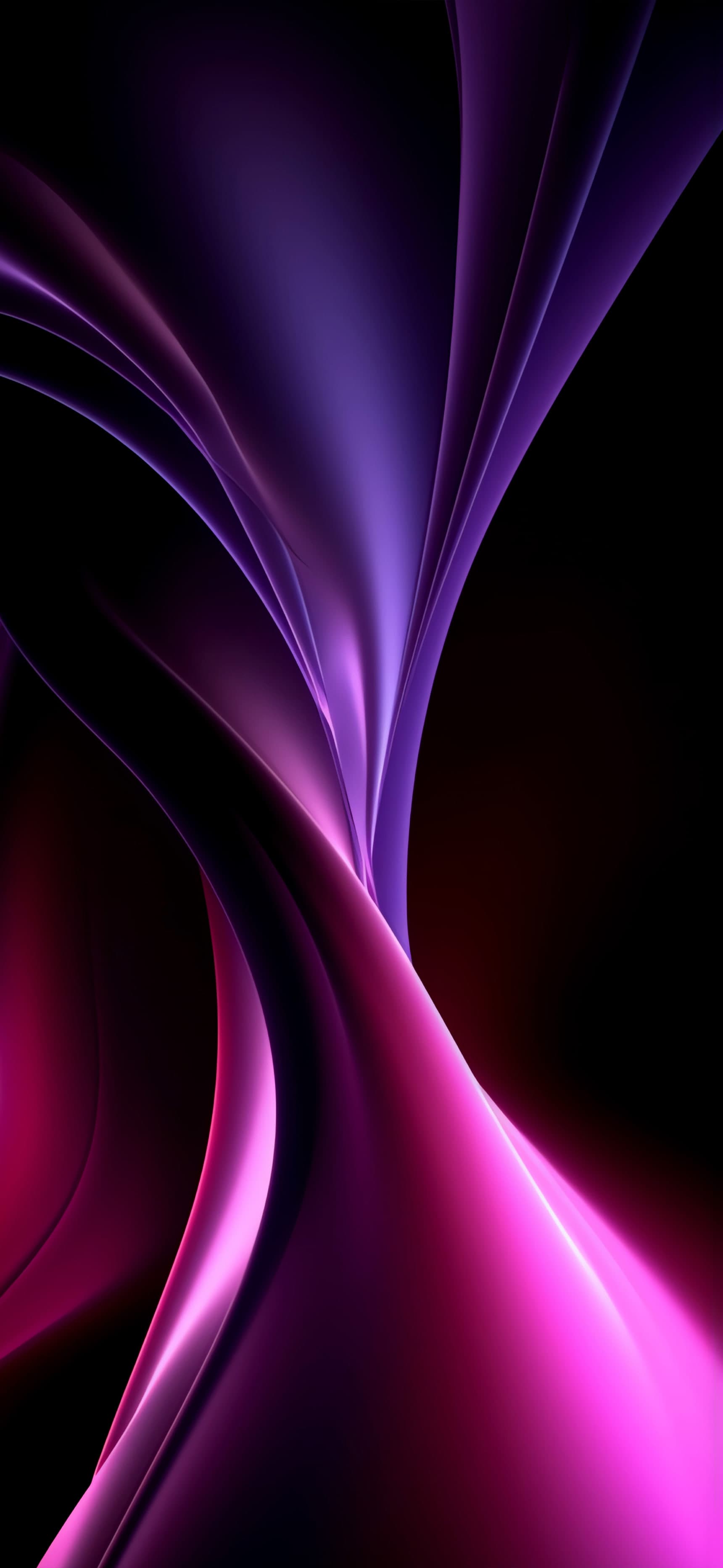 Violet Abstract Flow - Pro phone wallpaper