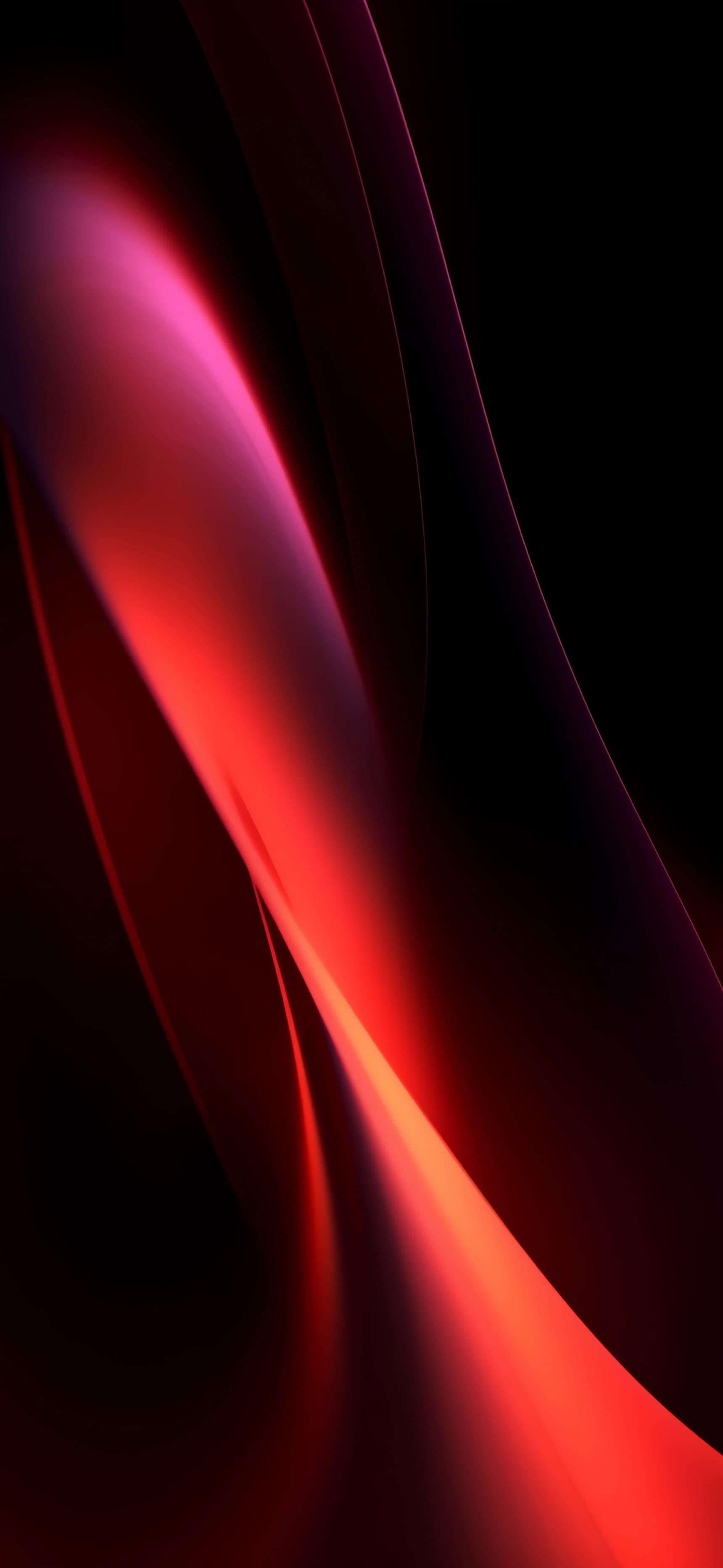 Crimson Wave Abstract - Pro phone wallpaper