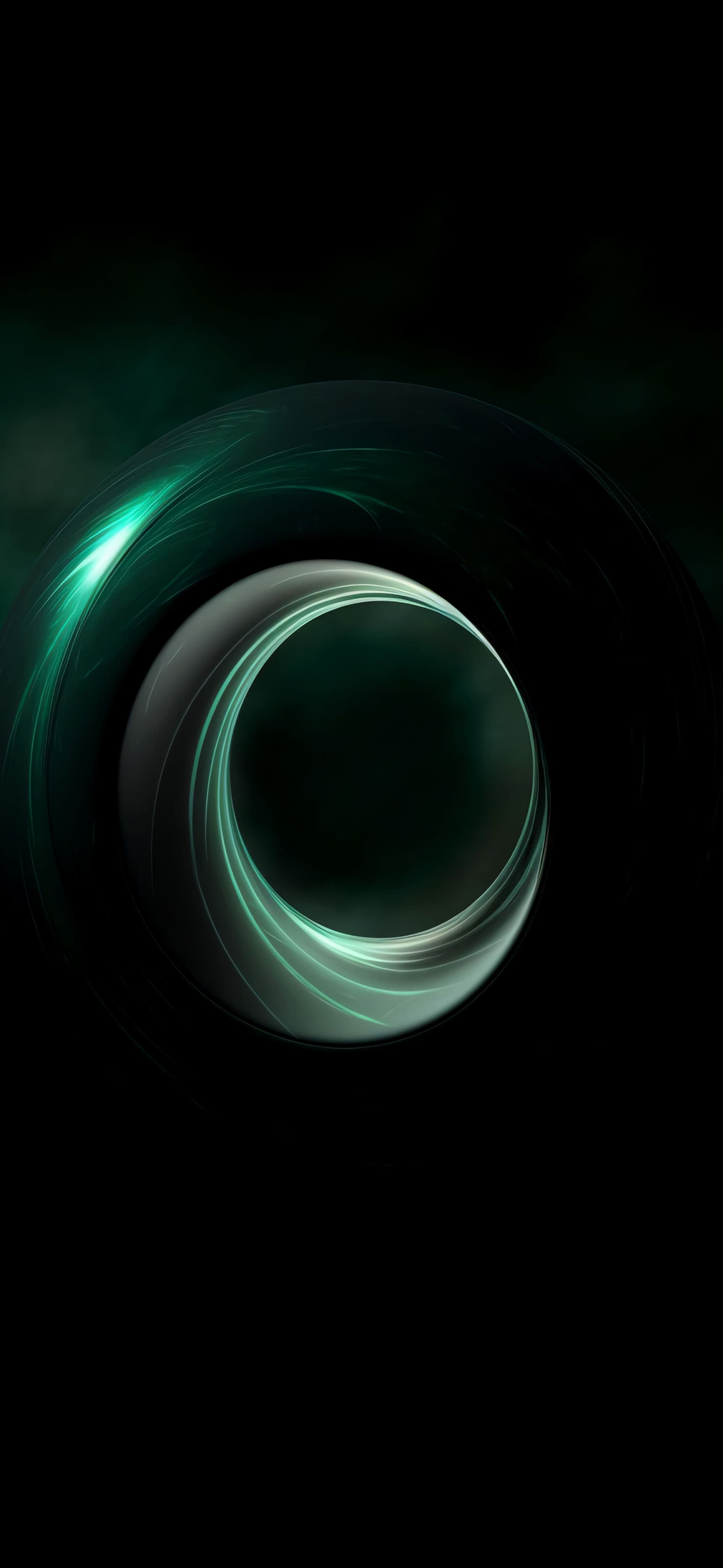 Emerald Orbit - Pro phone wallpaper