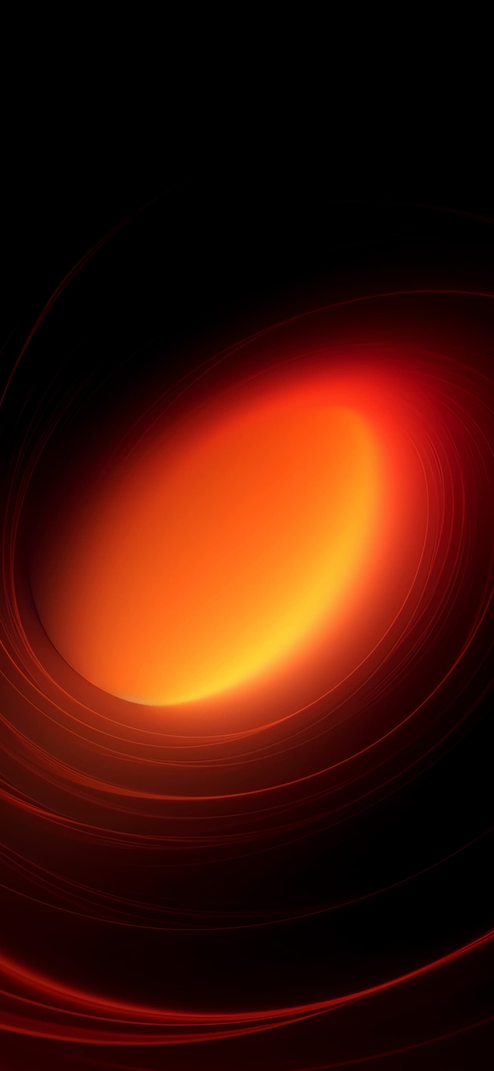 Teal Glowing Ring - Pro phone wallpaper