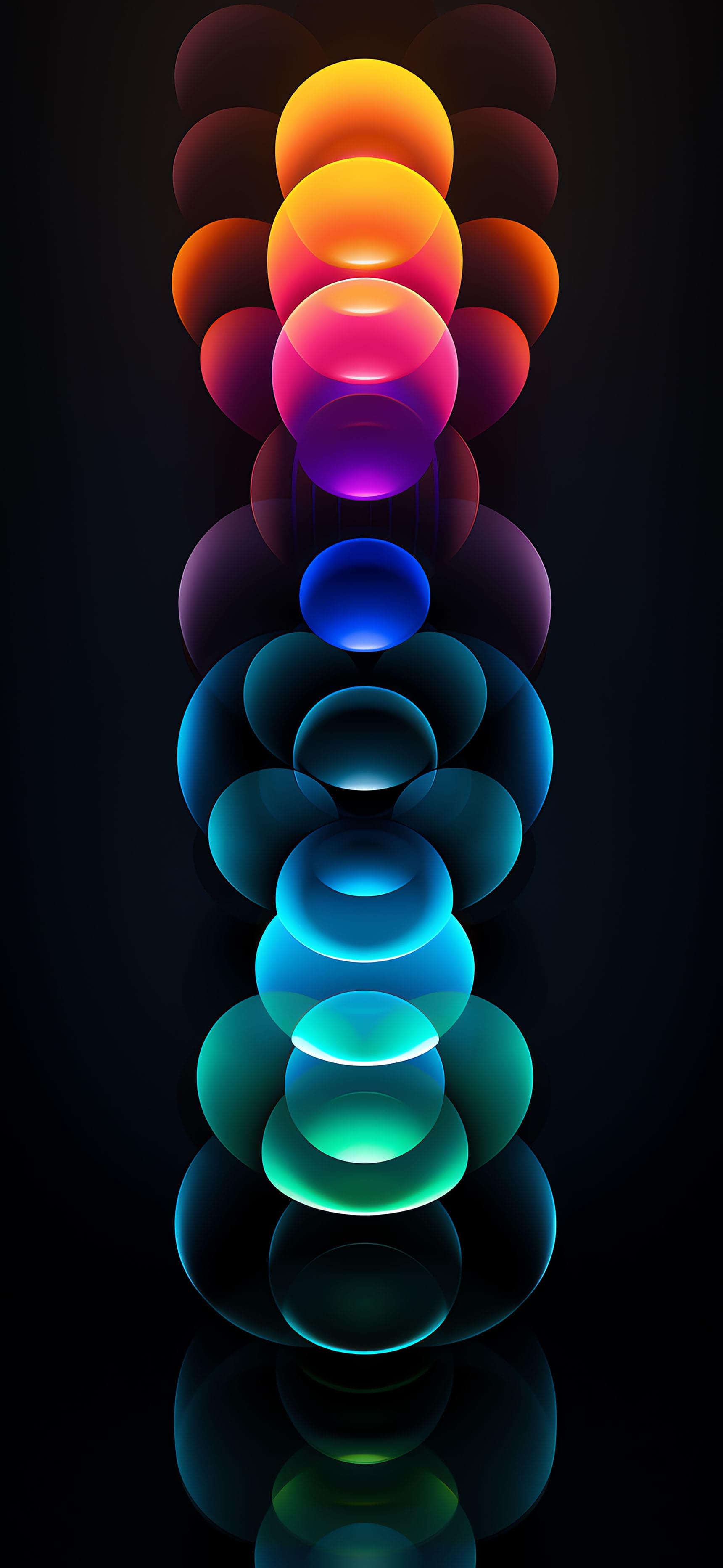 Orbital Gradient Stack - Pro phone wallpaper