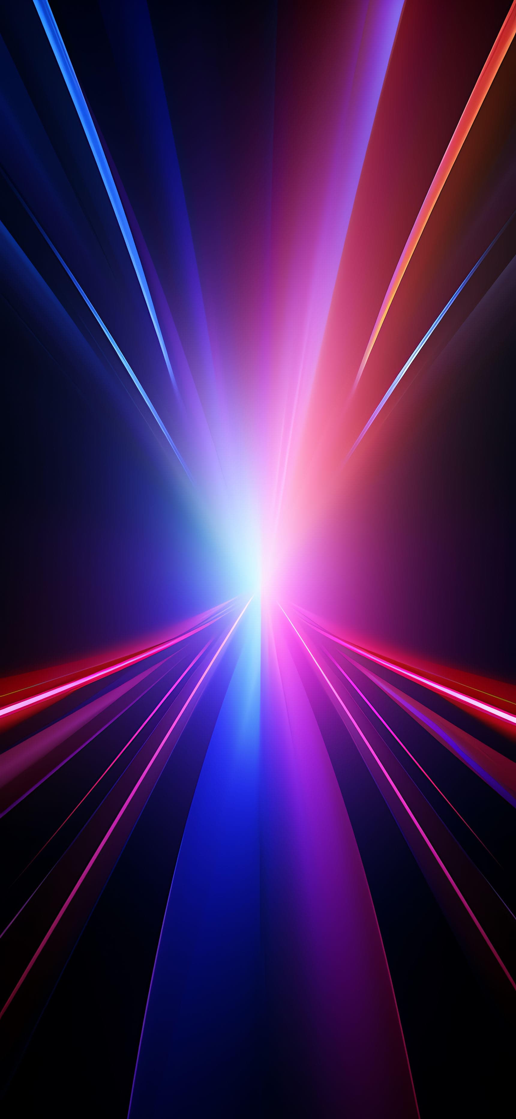 Converging Light Streaks - Pro phone wallpaper