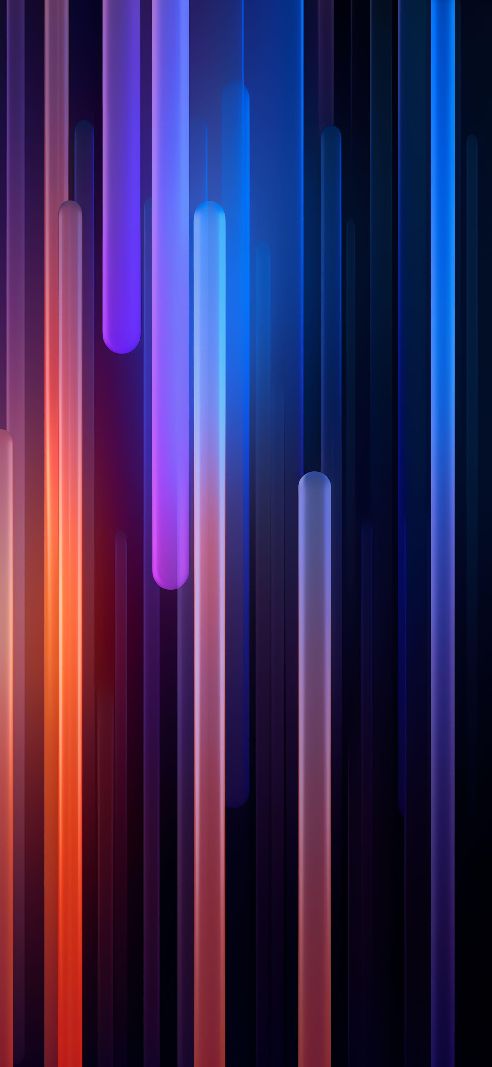 Gradient Light Pillars - Pro phone wallpaper