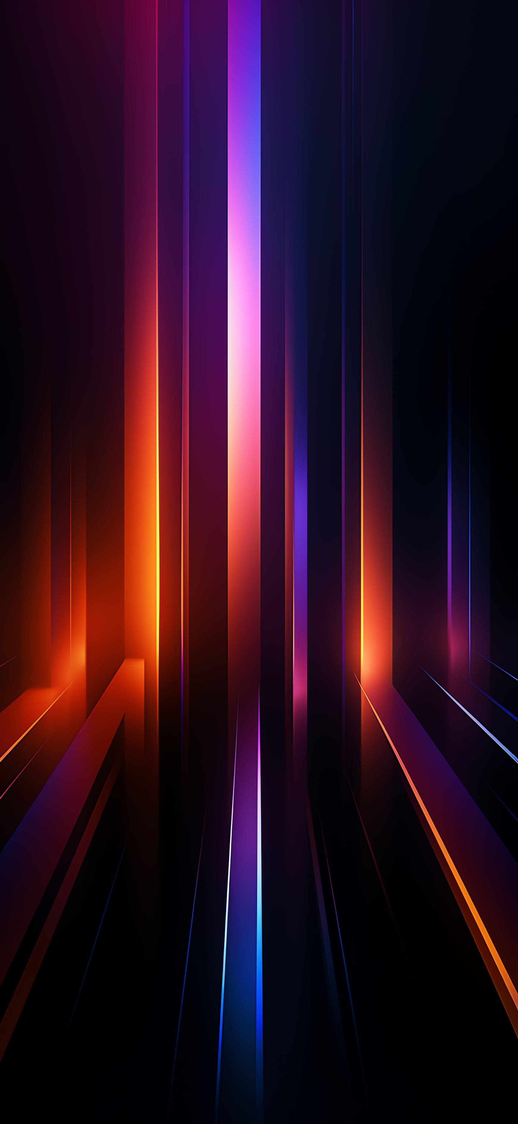 Abstract Light Trails - Pro phone wallpaper