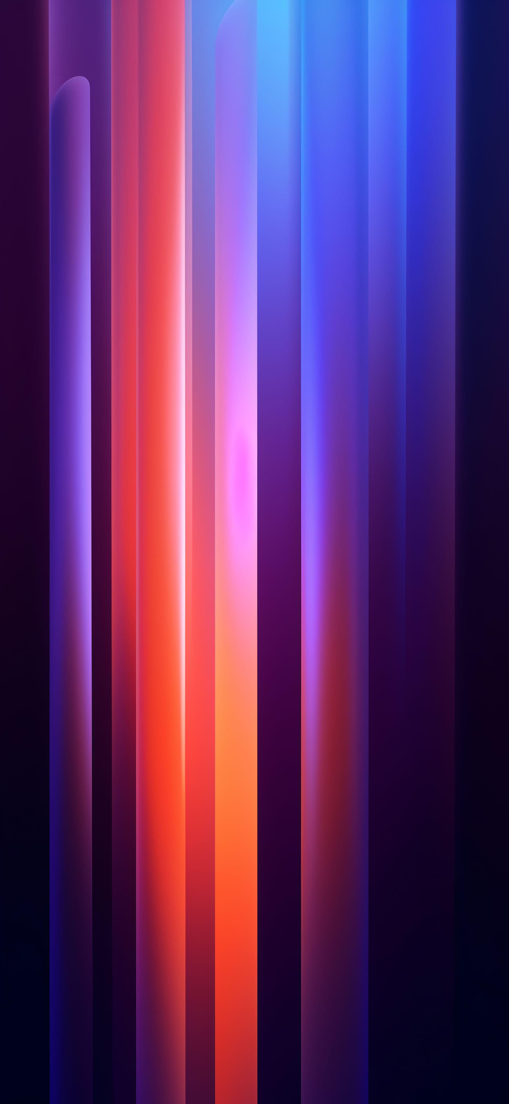 Vertical Light Beams - Pro phone wallpaper