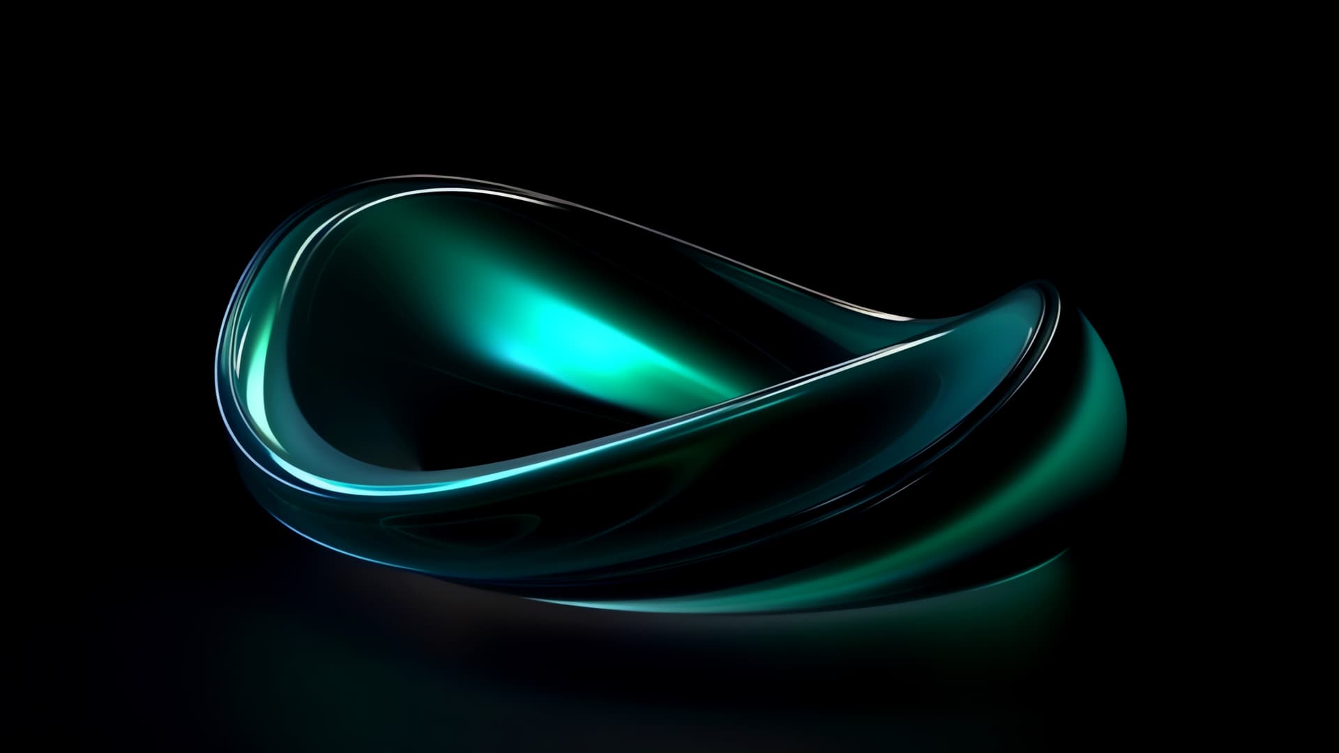 Green Abstract Shape - free desktop wallpaper