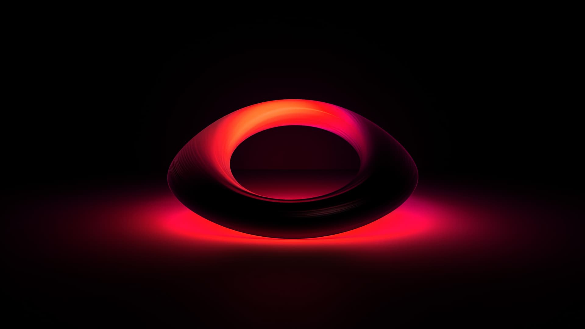 Red Ring Shape - Pro desktop wallpaper