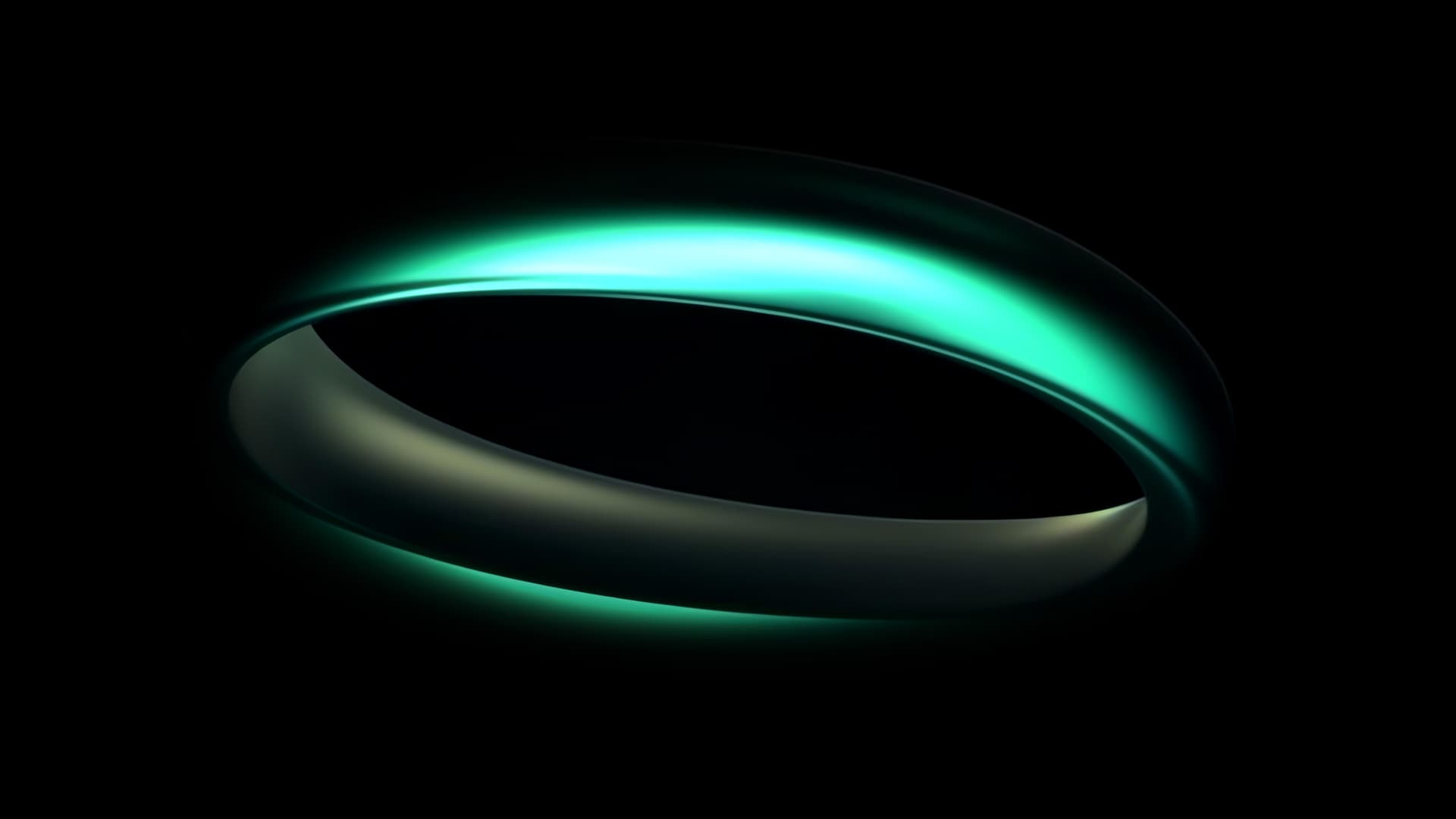 Green Oval - free desktop wallpaper