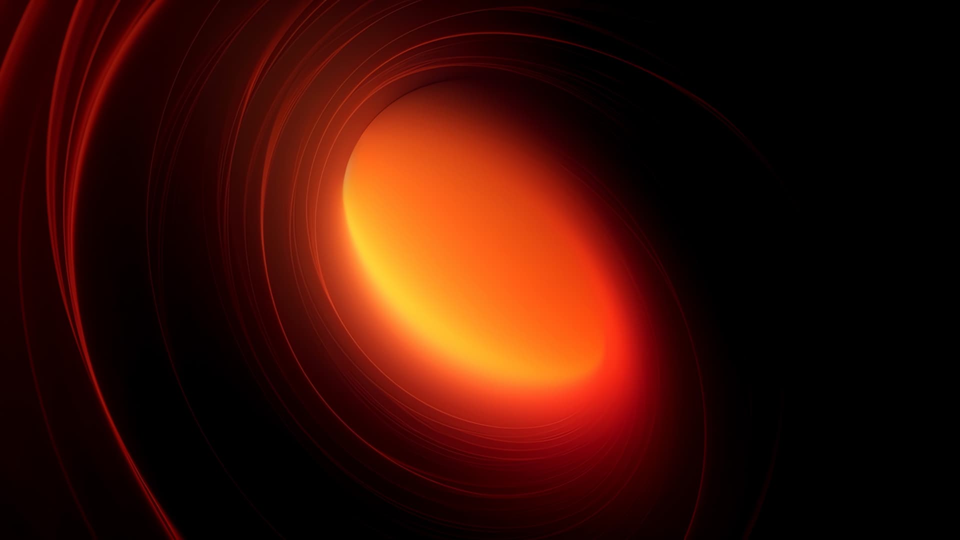 Orange Center - free desktop wallpaper